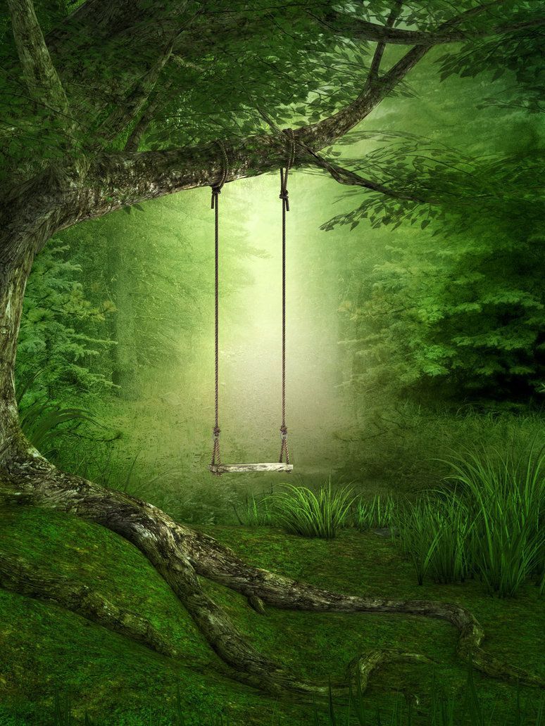 774x1032 UNRESTRICTED Swing Background. Forest background, Beautiful nature scenes, Fantasy forest