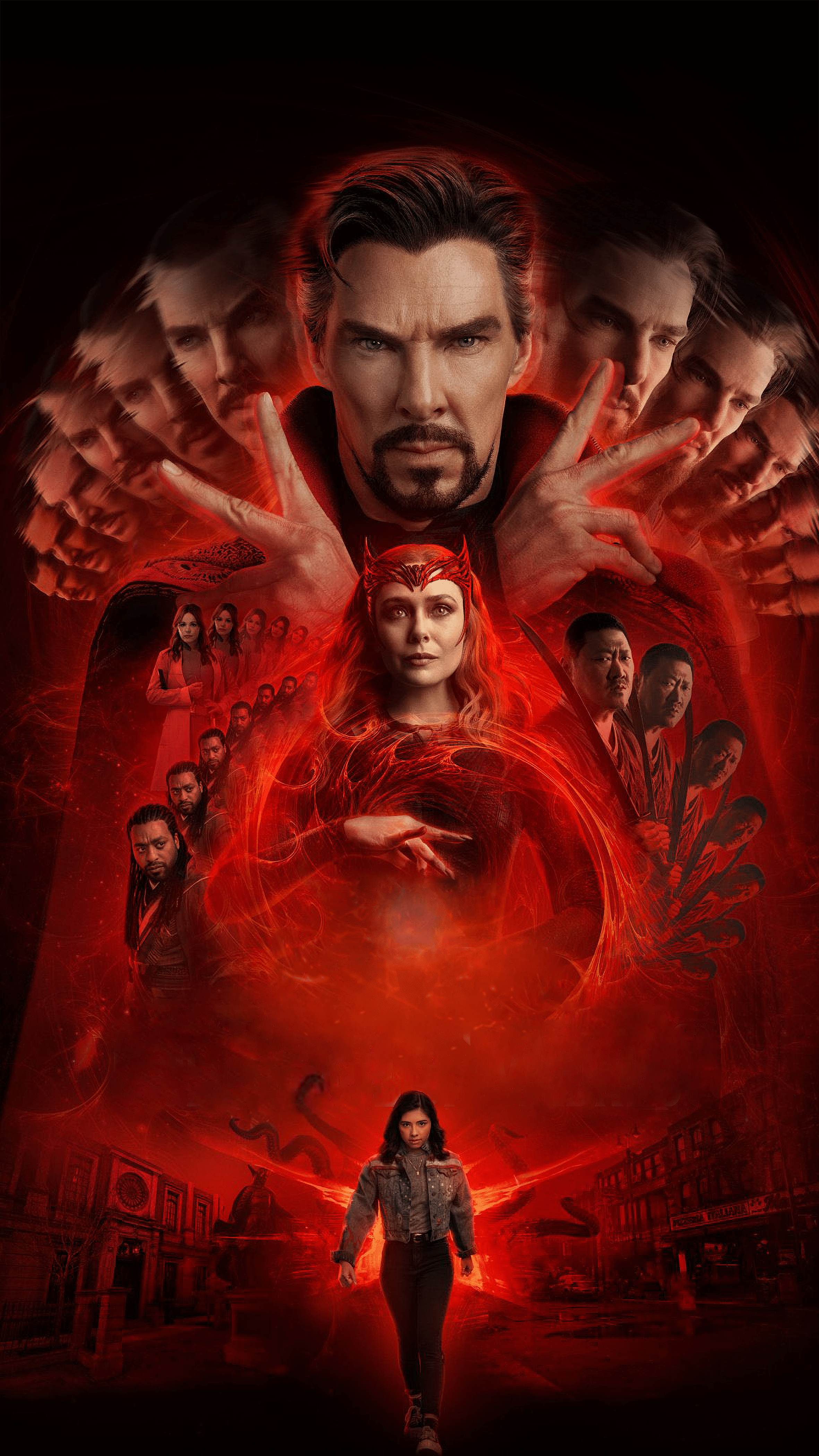 2362x4200 Another day, another request for a high res version of a Dr Strange mobile wallpaper. I cleaned the the real D poster for Multiverse of Madness