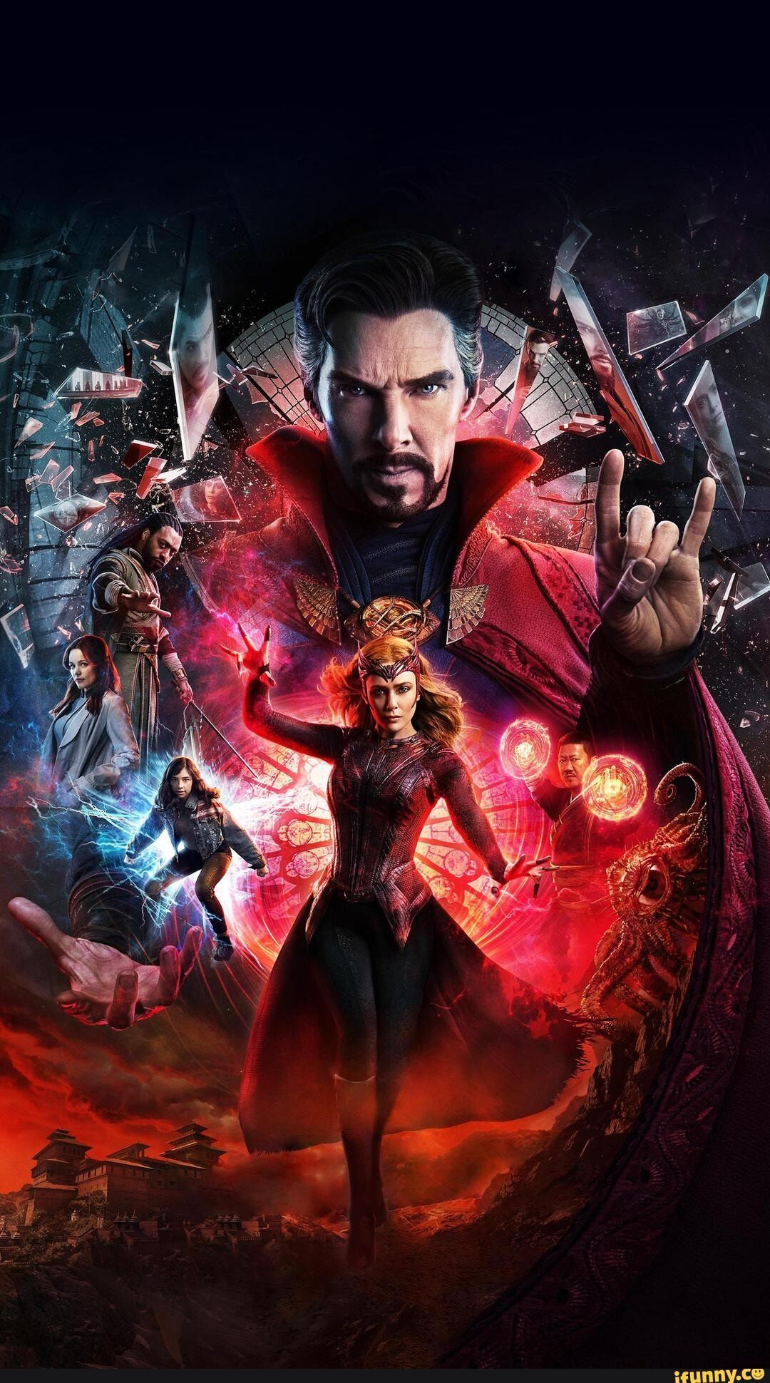 1080x1940 One more Dr Strange poster I cleaned and converted to a textless poster and mobile wallpaper