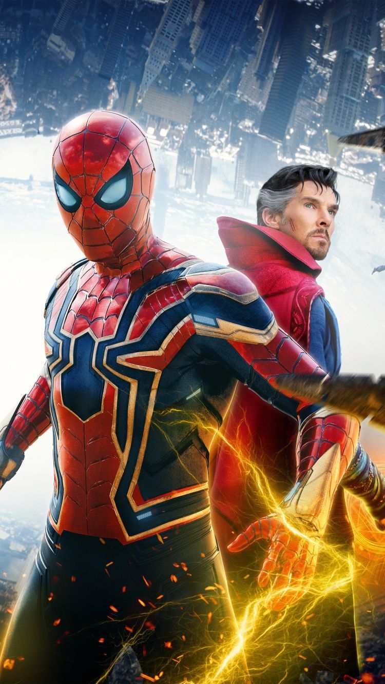 750x1334 Spider Man: No Way Home Wallpaper 4K, Doctor Strange
