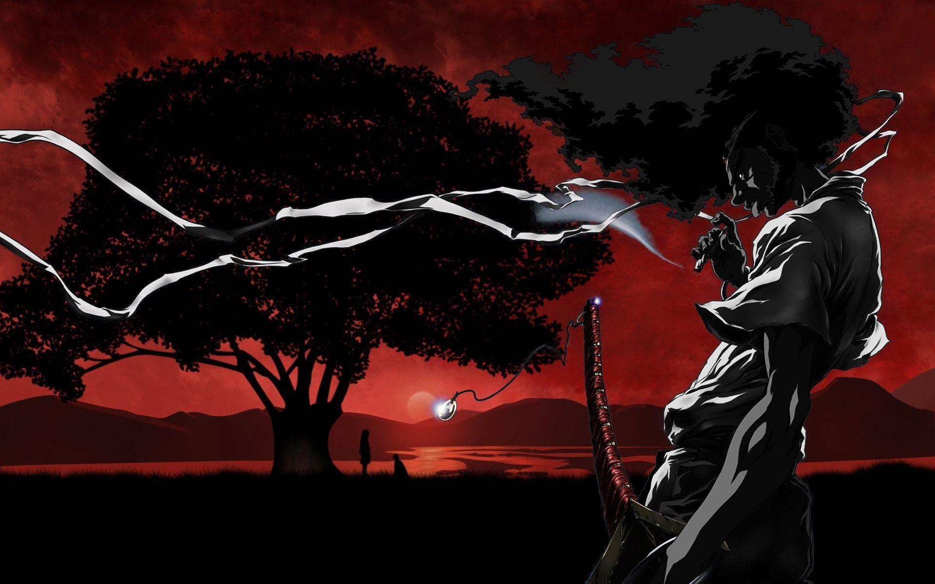 RogueTelemetry  Afro samurai Samurai anime Samurai wallpaper