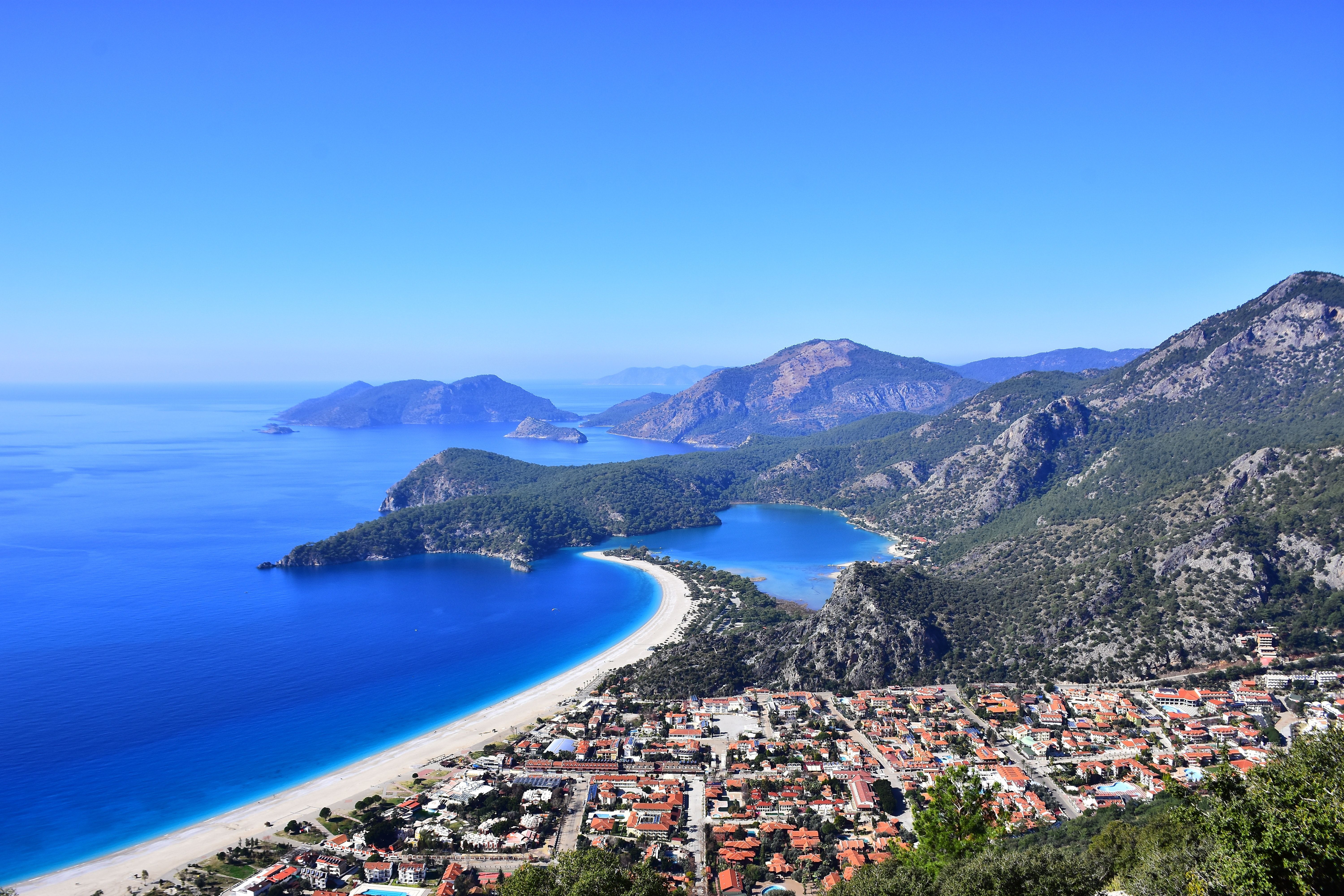 6000x4000 Aerial View of Oludeniz in Mugla Province, Turkey · Free