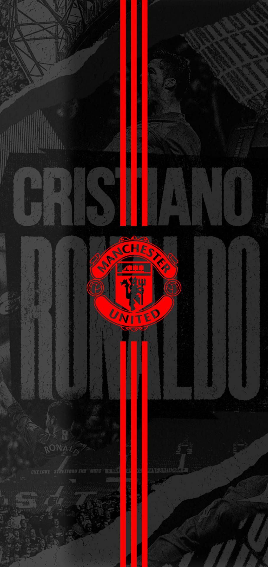 909x1920 Download Cristiano Ronaldo Manchester United Mobile Wallpaper