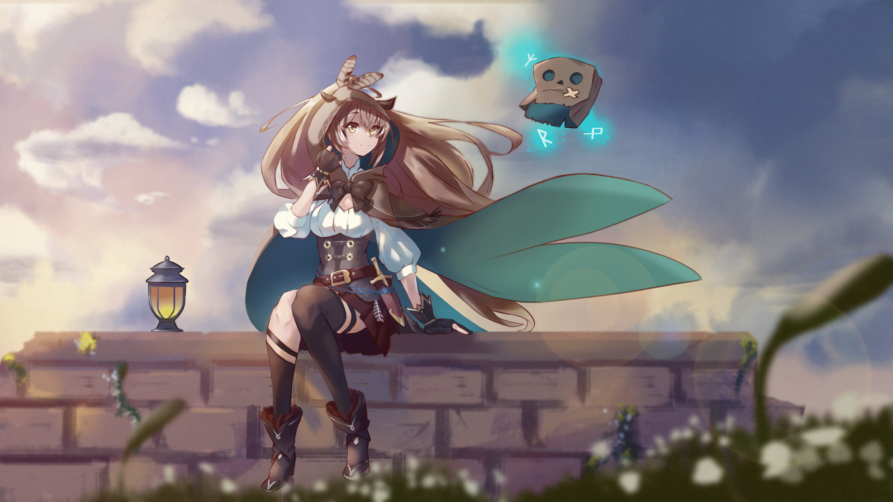 3000x1688 Nanashi Mumei fanart