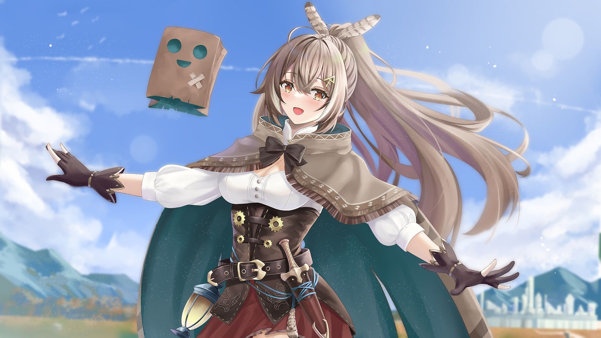1920x1080 Virtual Youtuber HD, Hololive, Nanashi Mumei Gallery HD Wallpaper