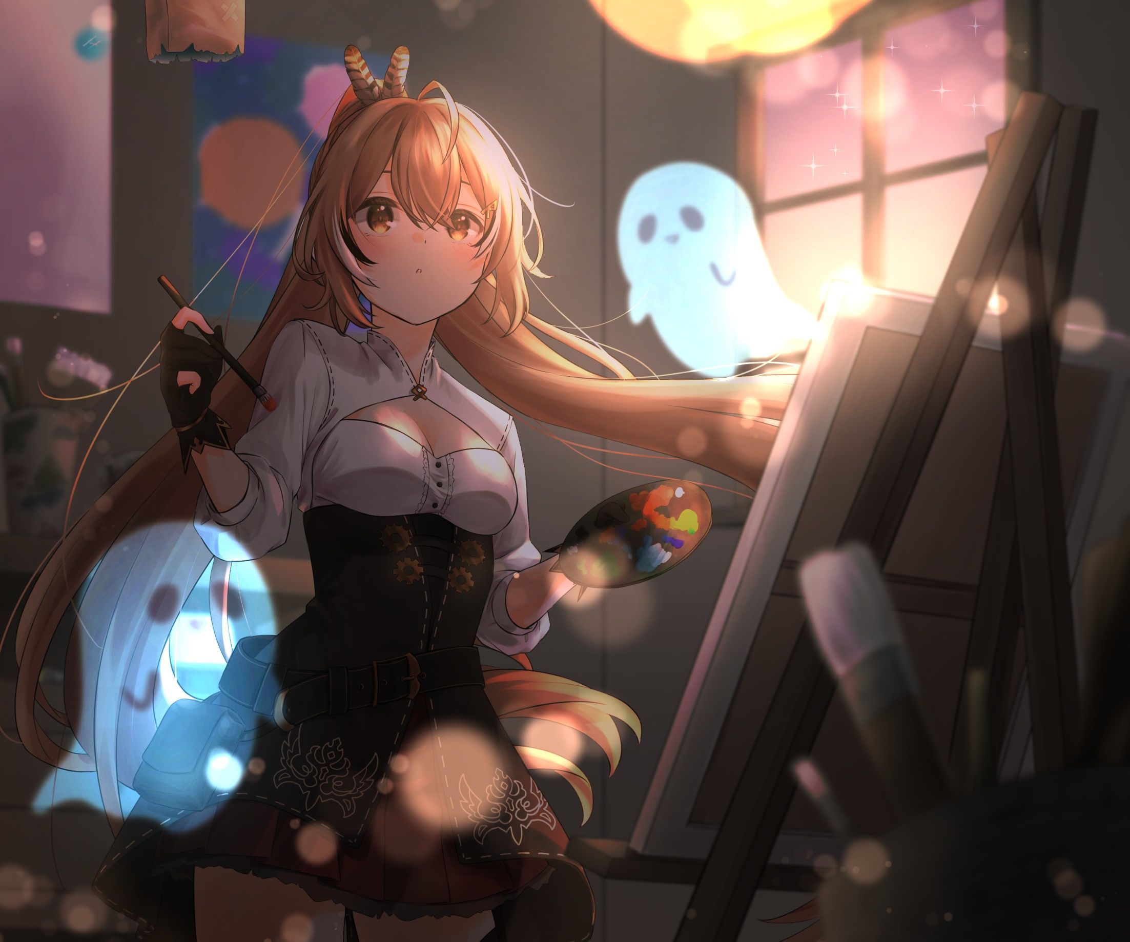 2205x1838 Virtual Youtuber HD, Hololive, Nanashi Mumei Gallery HD Wallpaper