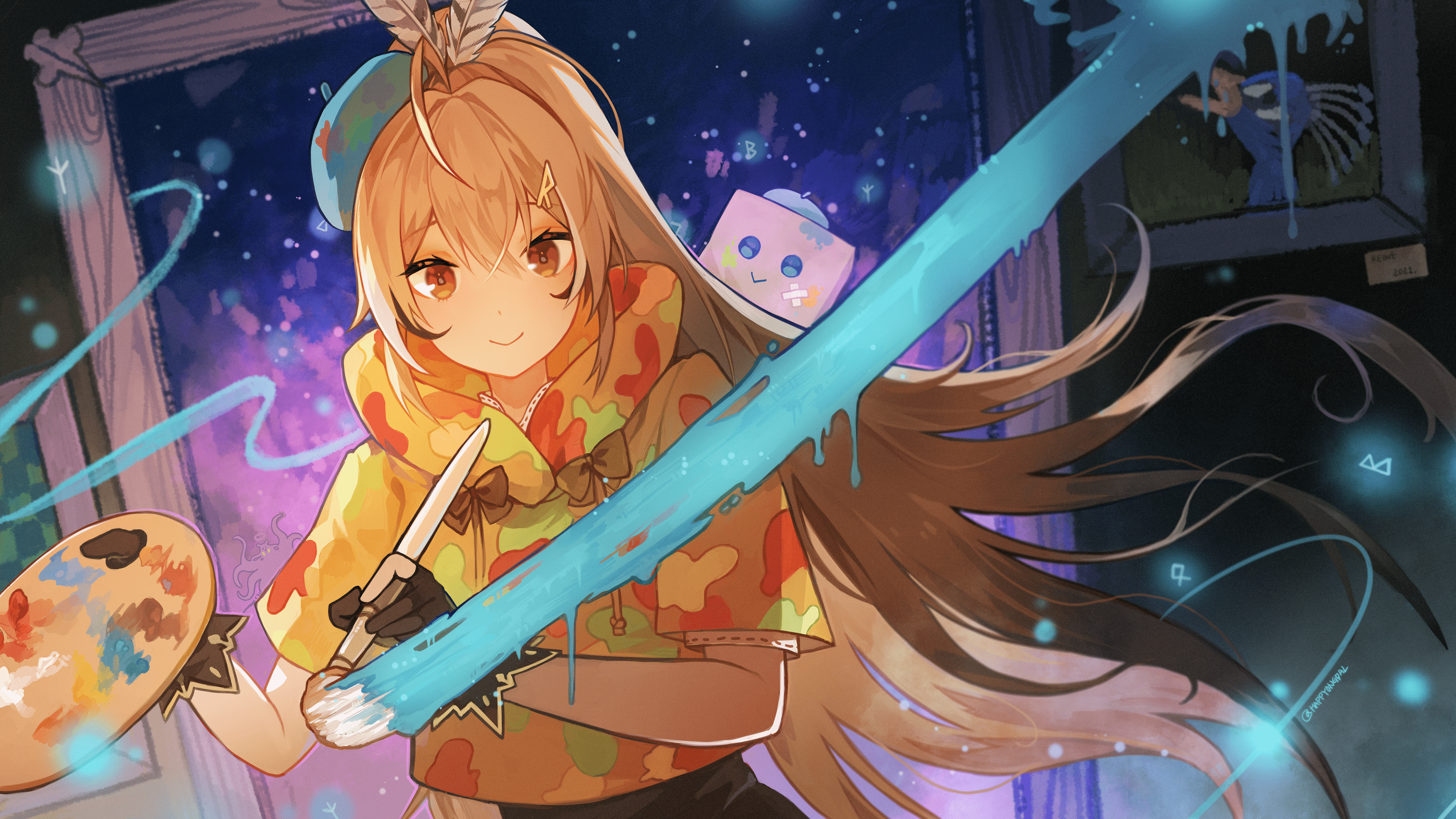 3929x2210 Anime wallpaper virtual youtuber 3929x2210 726019 es