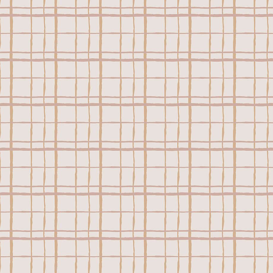 920x920 Chasing Paper Plaid Mauve Peel and Stick Wallpaper 2'x8'. Crate & Kids
