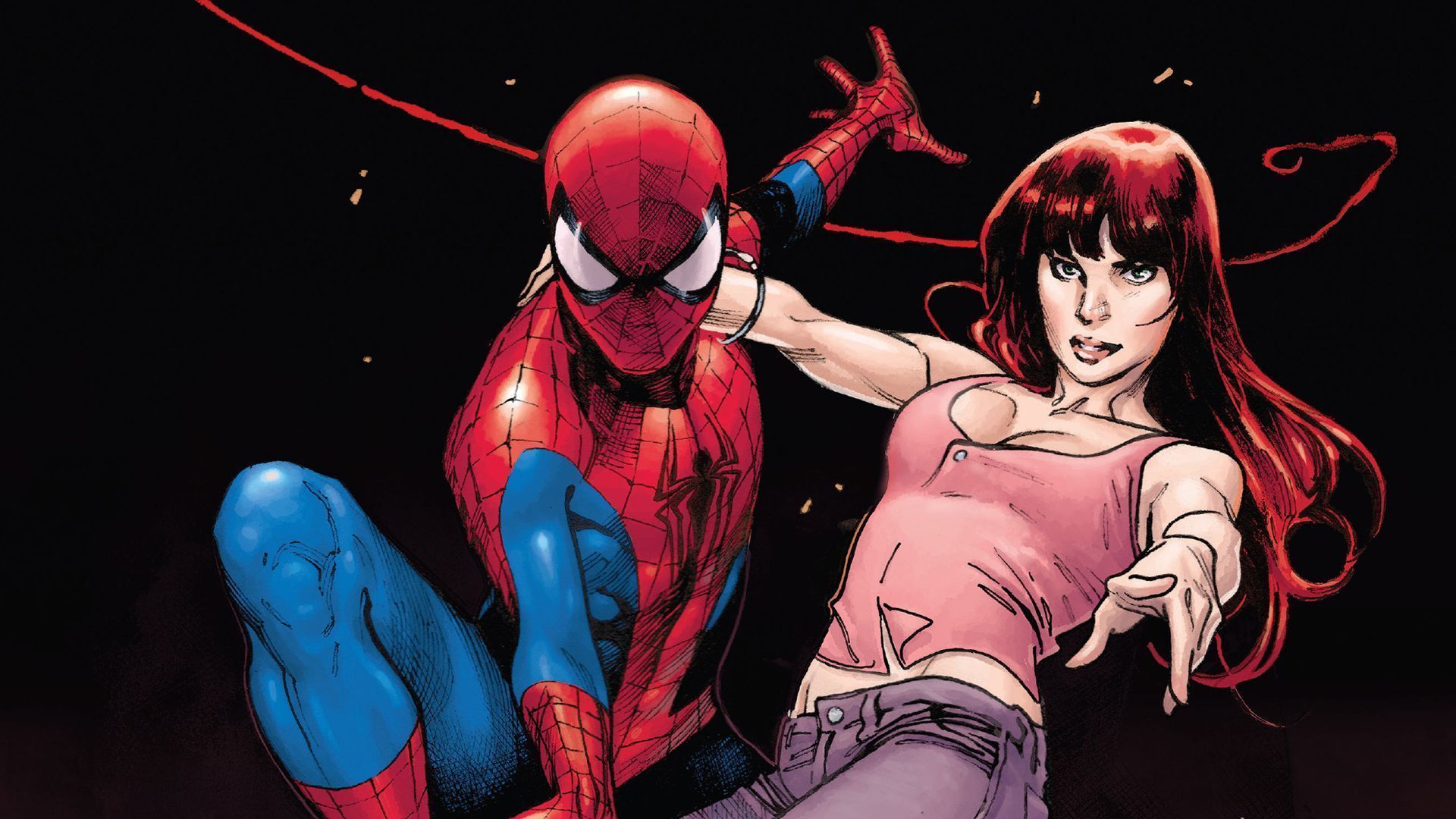1920x1080 Spider Man And Mary Jane Comics