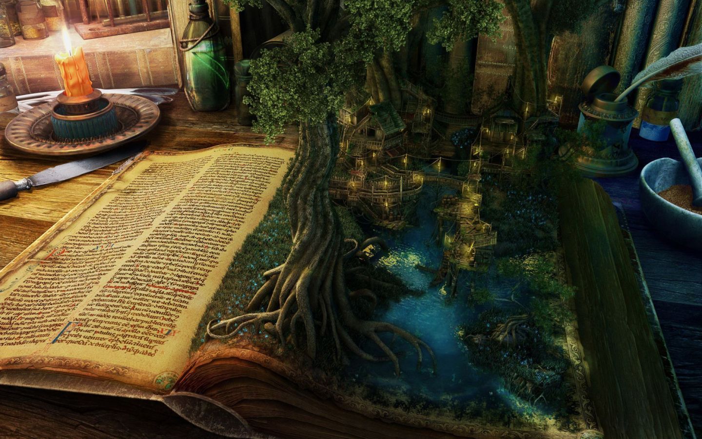 1440x900 Apothecary Wallpaper