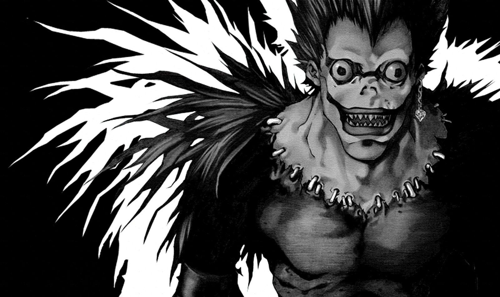 Featured image of post Ryuk Death Note Wallpaper Aesthetic The los angeles bb murder cases l death note black hair manga png