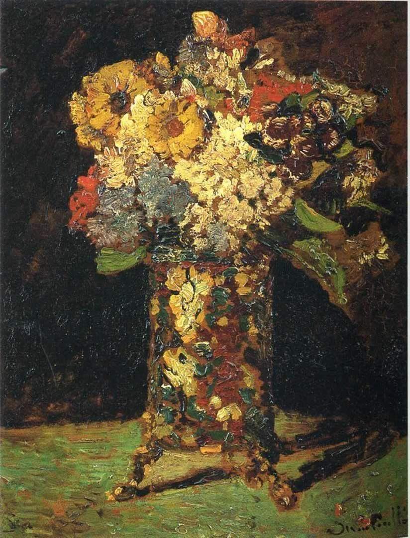 824x1080 Vincent Van Gogh Vase Of Assorted Flowers. Vincent Van Gogh