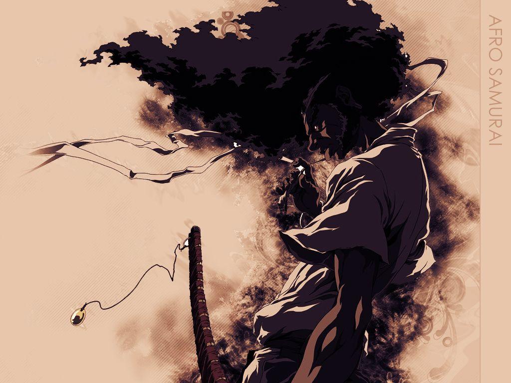 1024x768 Afro Samurai full cartoon picture, Afro Samurai full cartoon wallpaper