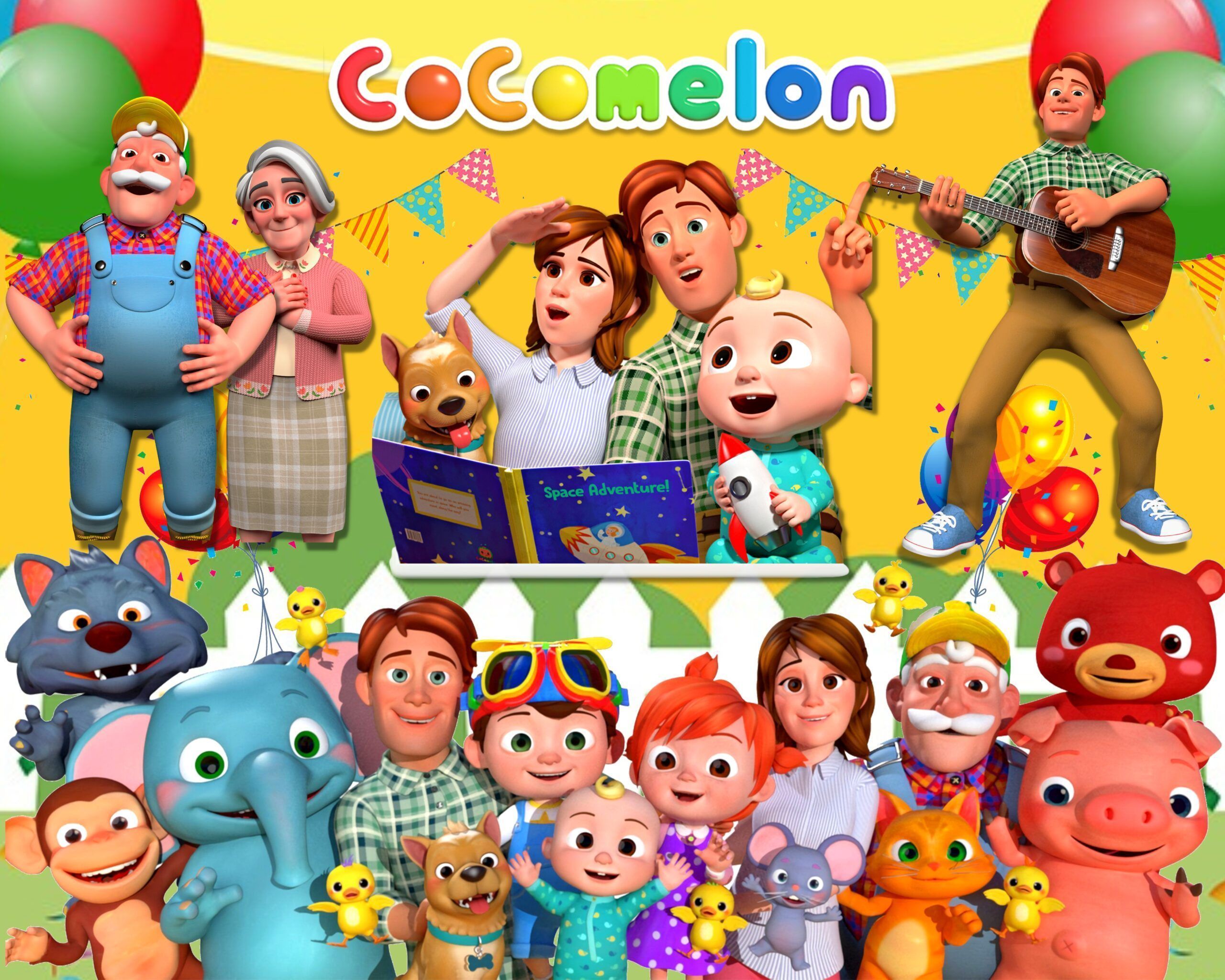2560x2048 Cocomelon Clipart PNG