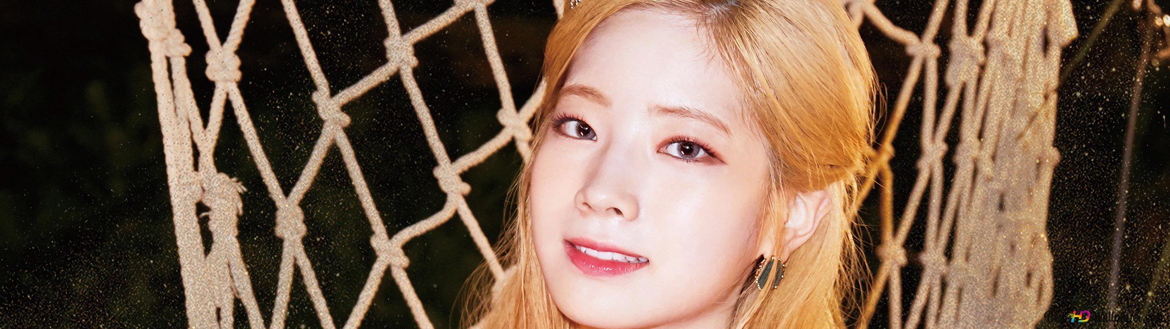 3840x1080 Gorgeous 'Dahyun' From 'Twice' (K Pop Band) 4K Wallpaper Download