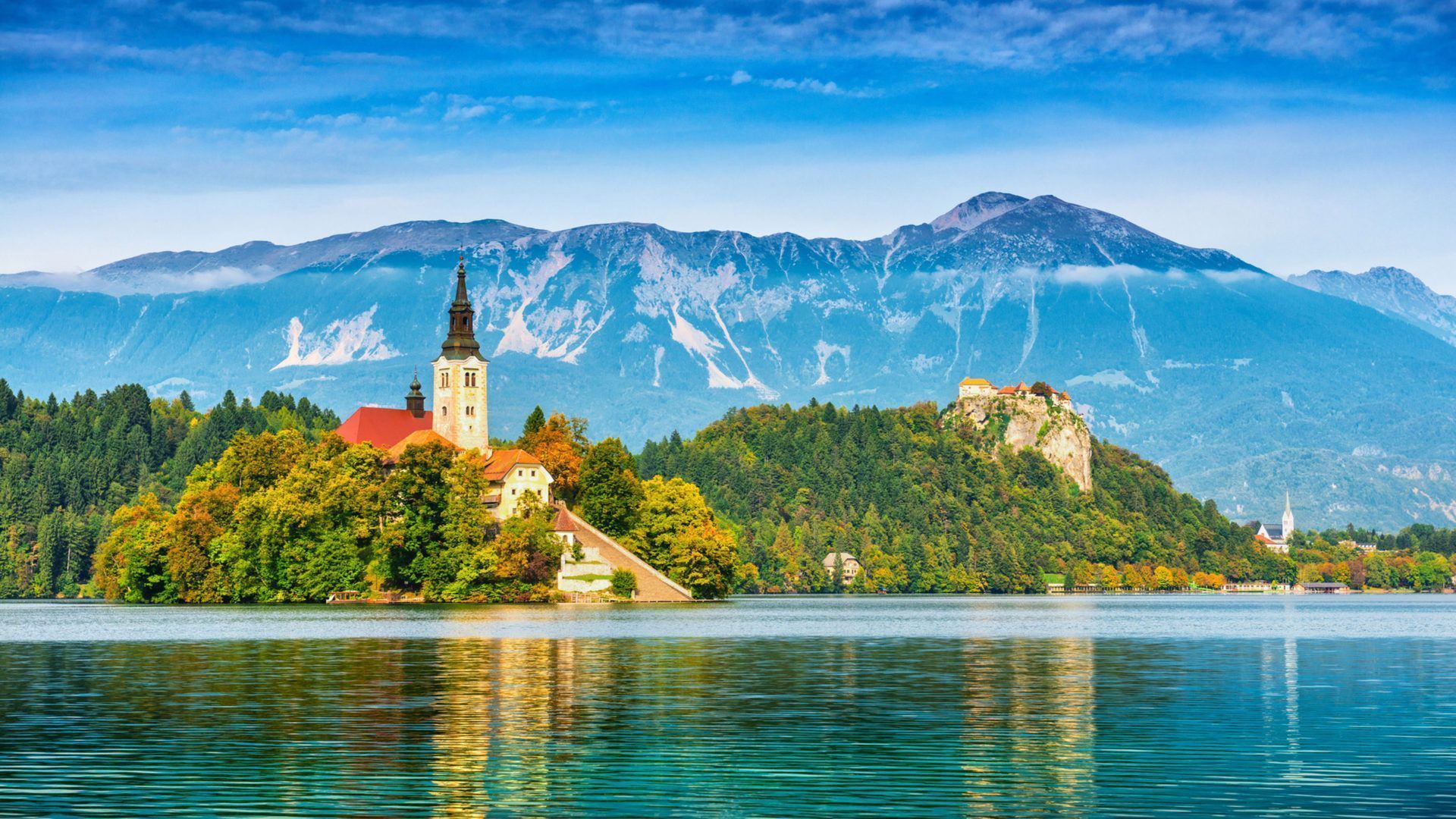 1920x1080 Lake Bled In Slovenia Photo Landscape Wallpaper HD For Deskt.