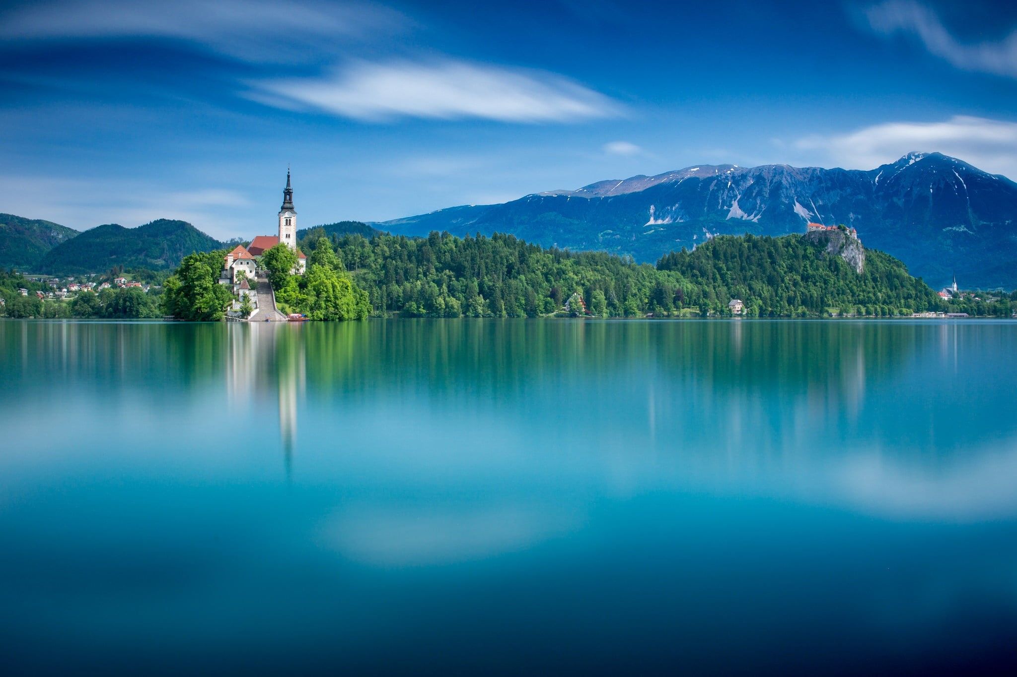 2048x1365 Wallpaper / lake, lake bled, slovenia, landscape, beautiful, 1080P, nature, bled free download