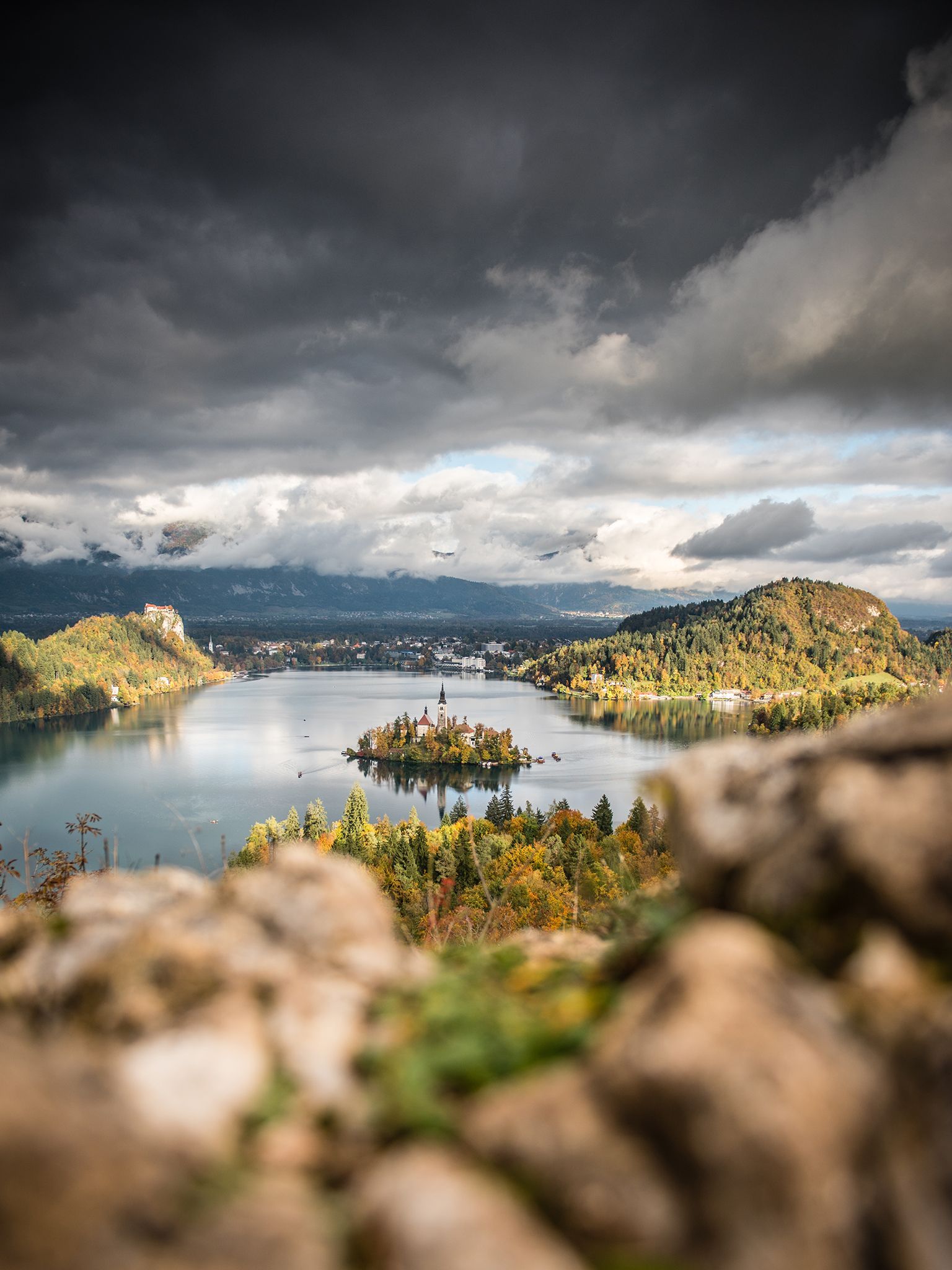 1536x2048 Desktip Wallpaper from Lake Bled, Slovenia, by Jeff Bartlett Media