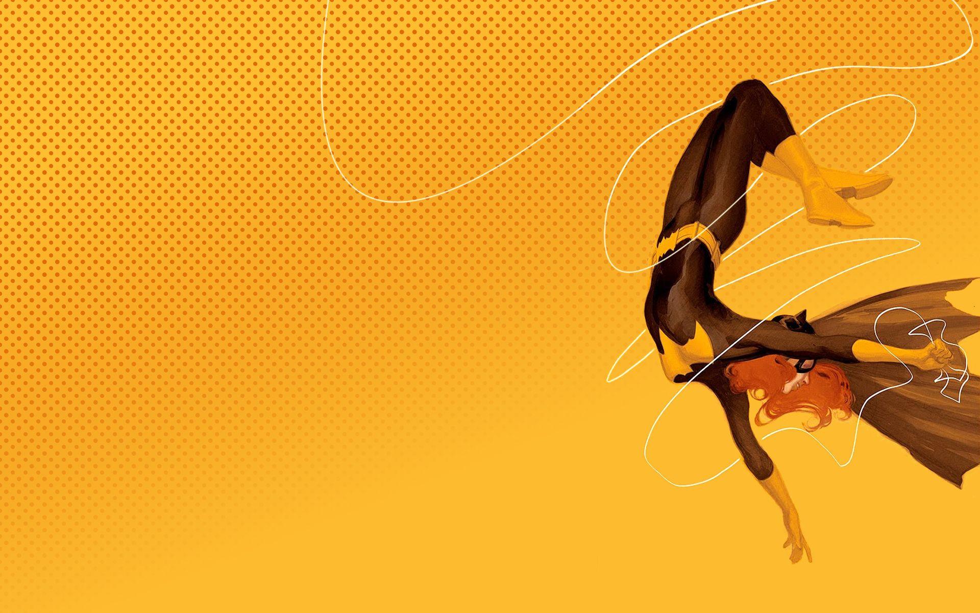 1920x1200 women, minimalistic, DC Comics, redheads, superheroes, Batgirl, Barbara Gordon wallpaper