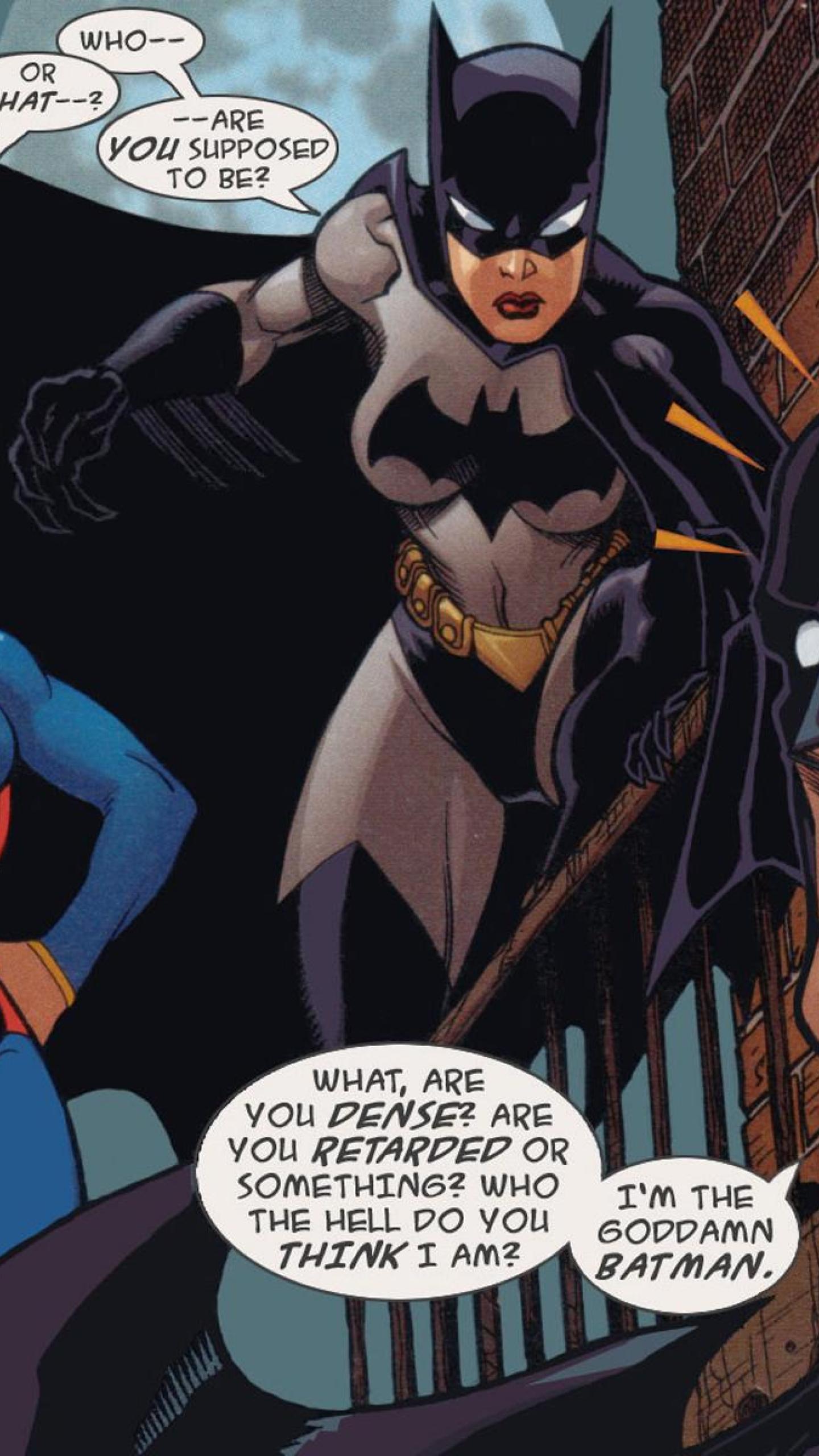 1440x2560 Batgirl Supergirl Comics Batman HD Wallpaper, Desktop Background