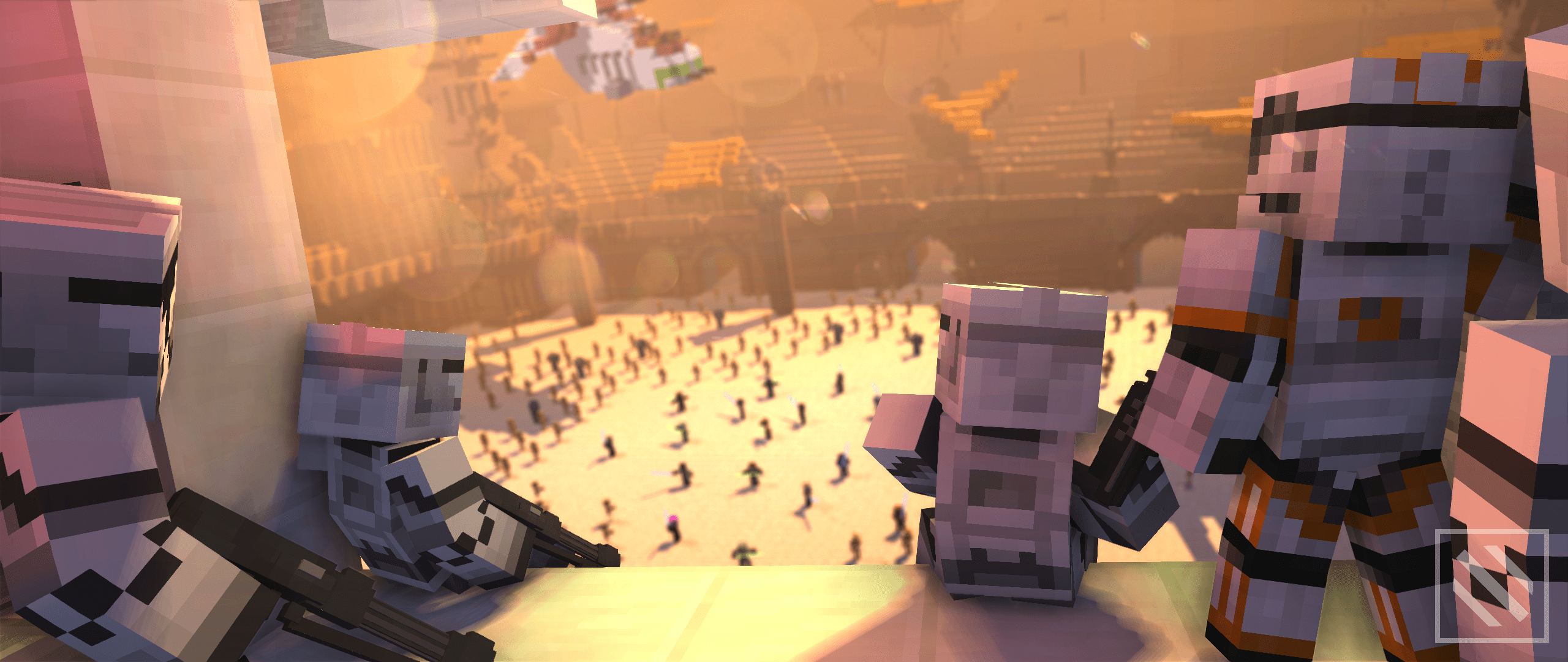 2560x1080 Battle Of Geonosis Wallpaper
