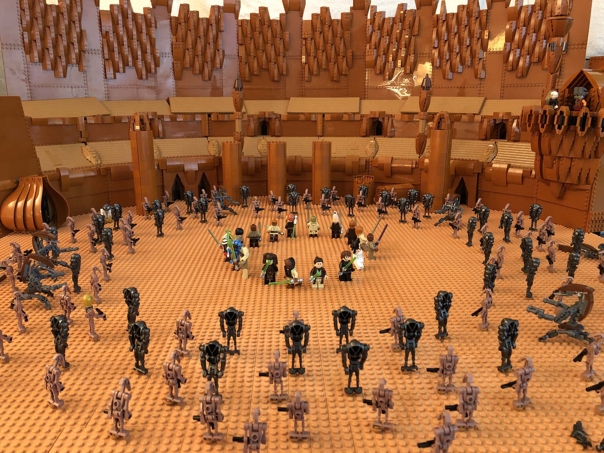 1920x1440 Download Intense Fight in the Battle of Geonosis Wallpaper