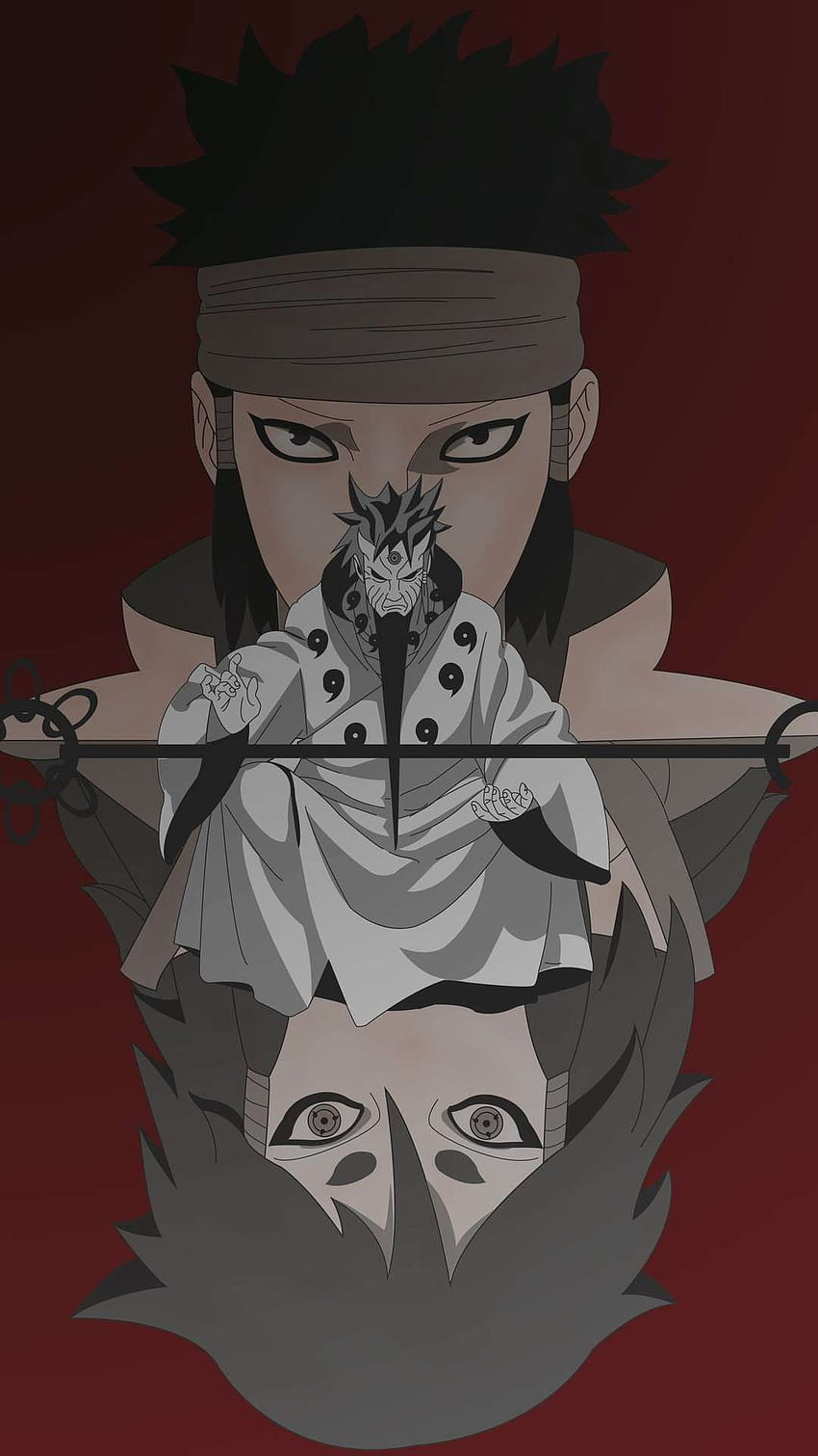 850x1511 Hagoromo for iPhone and Android by Carol Taylor, asura otsutsuki HD phone wallpaper