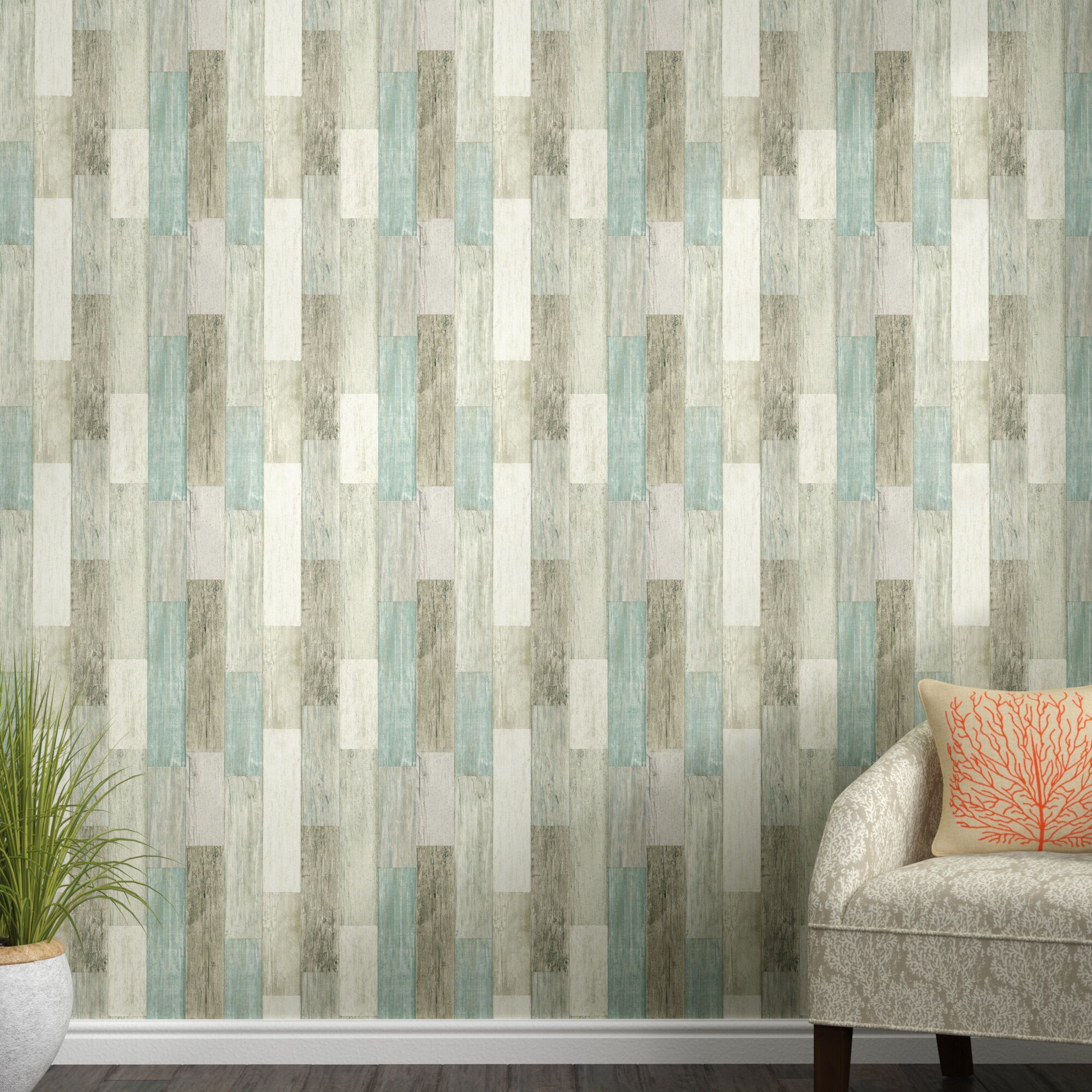 2000x2000 Highland Dunes Chronister Peel & Stick Wallpaper & Reviews