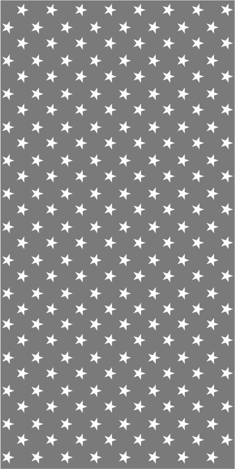 752x1500 Vinyl Wallpaper. Self Adhesive Dark Grey With White Stars