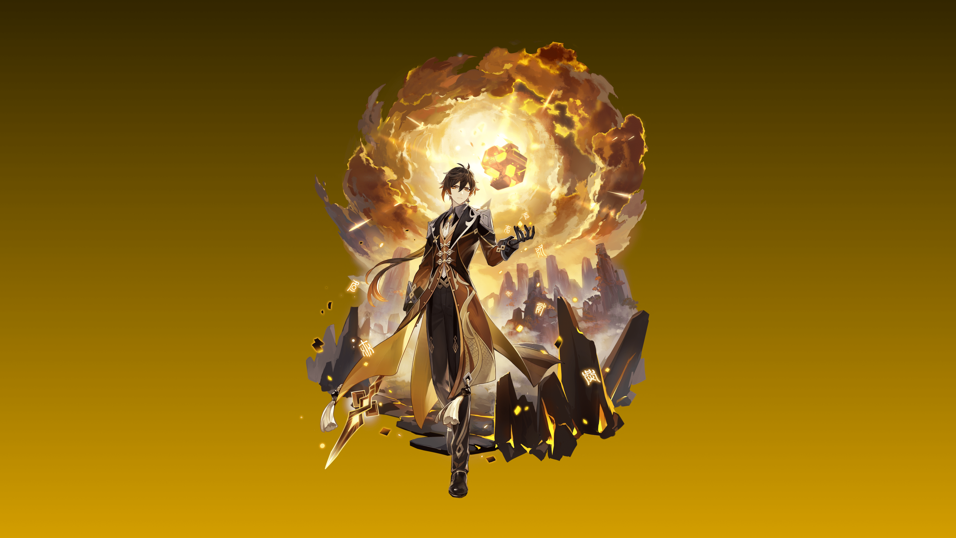 3840x2160 video game characters, Zhongli (Genshin Impact), Genshin Impact, video gamesx2160 Wallpaper
