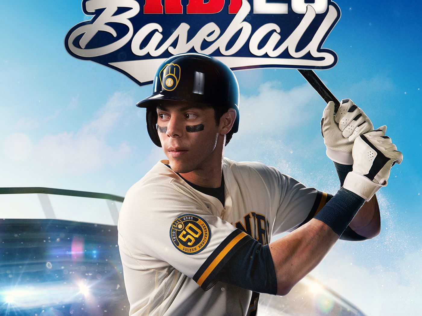 Download Christian Yelich Brewers Poster Wallpaper