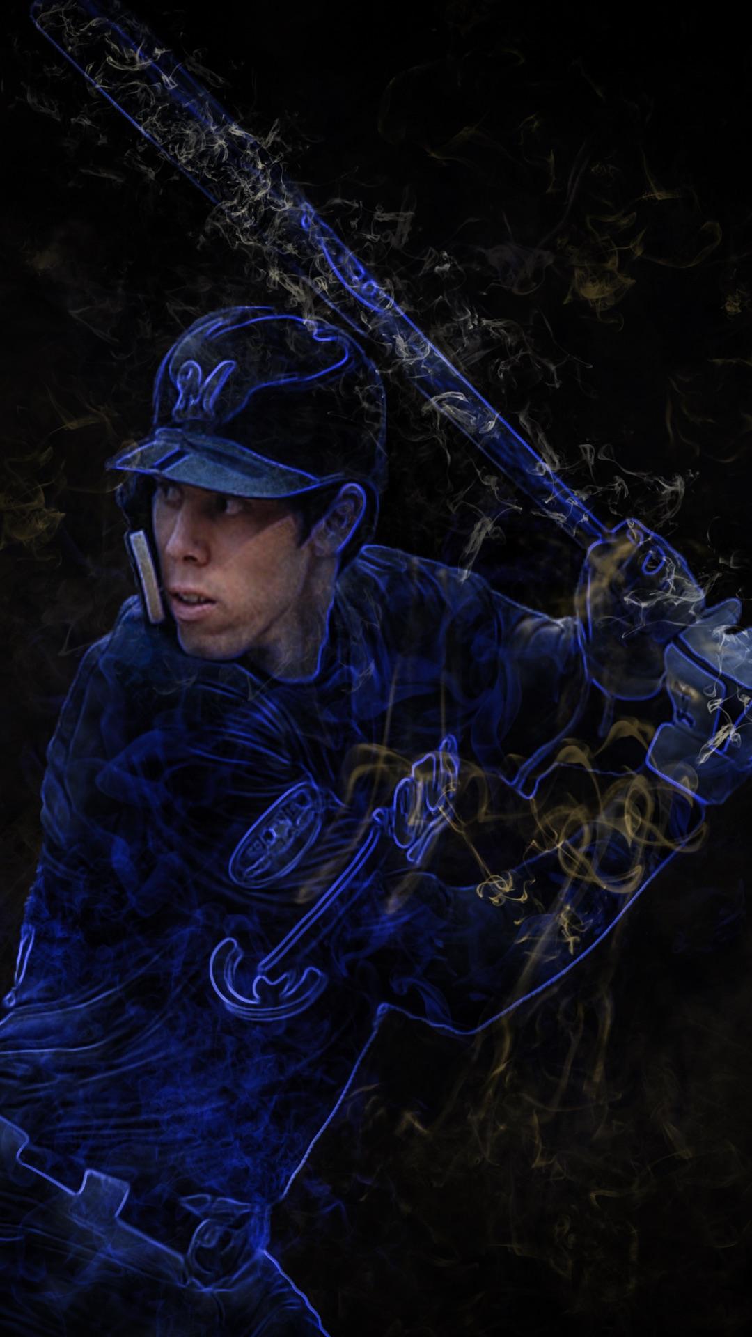 1080x1920 Christian Yelich Phone Background. (Variations in comments)