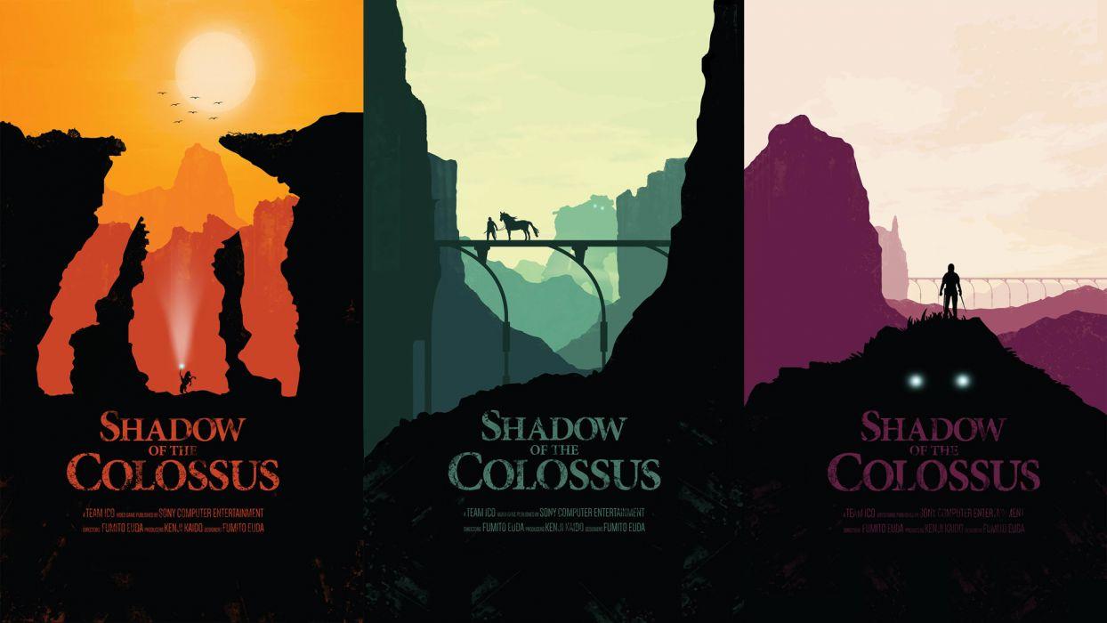 1244x700 Shadow of the Colossus fantasy wallpaperx1080