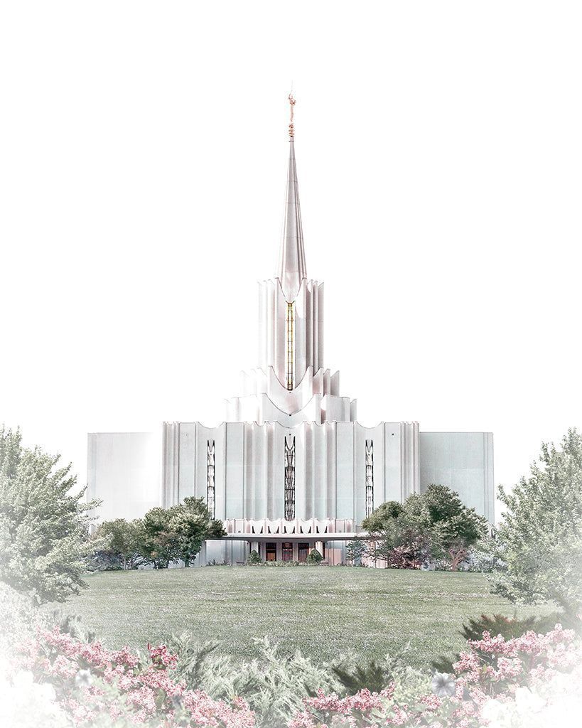 819x1024 Jordan River Temple Series. BRENT BORUP STUDIO