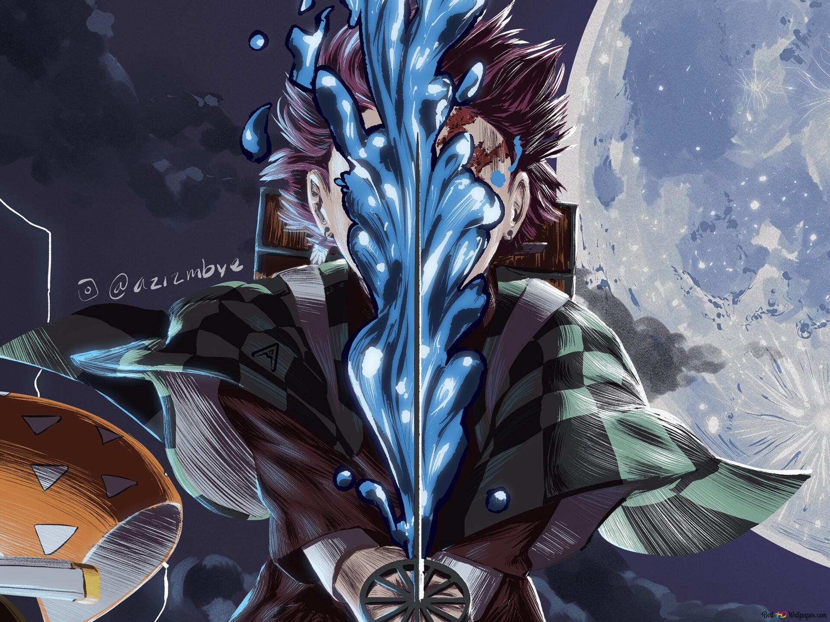 1680x1260 Tanjirou Kamado Water Breathing HD wallpaper download