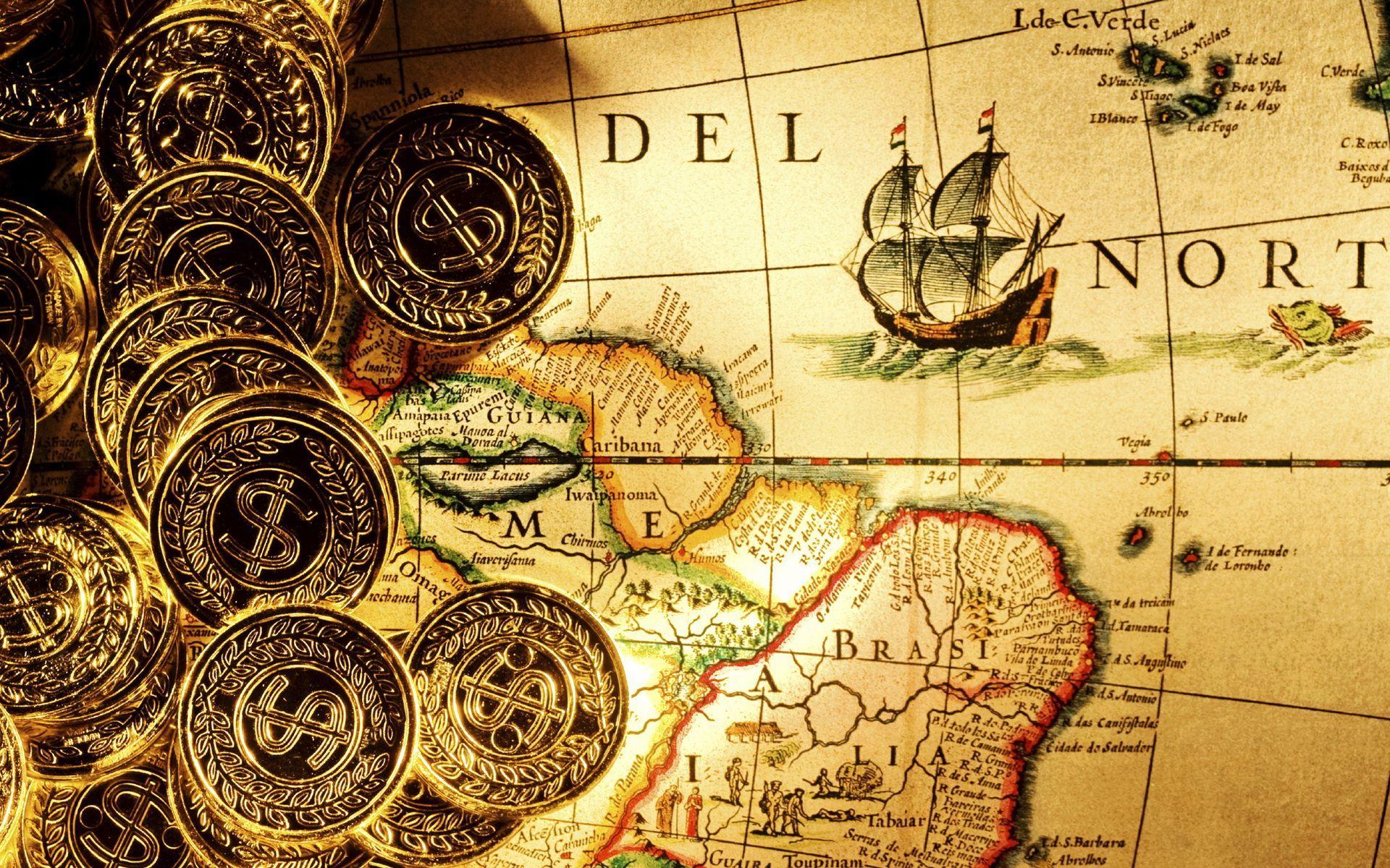 1920x1200 Treasure Map Wallpaper