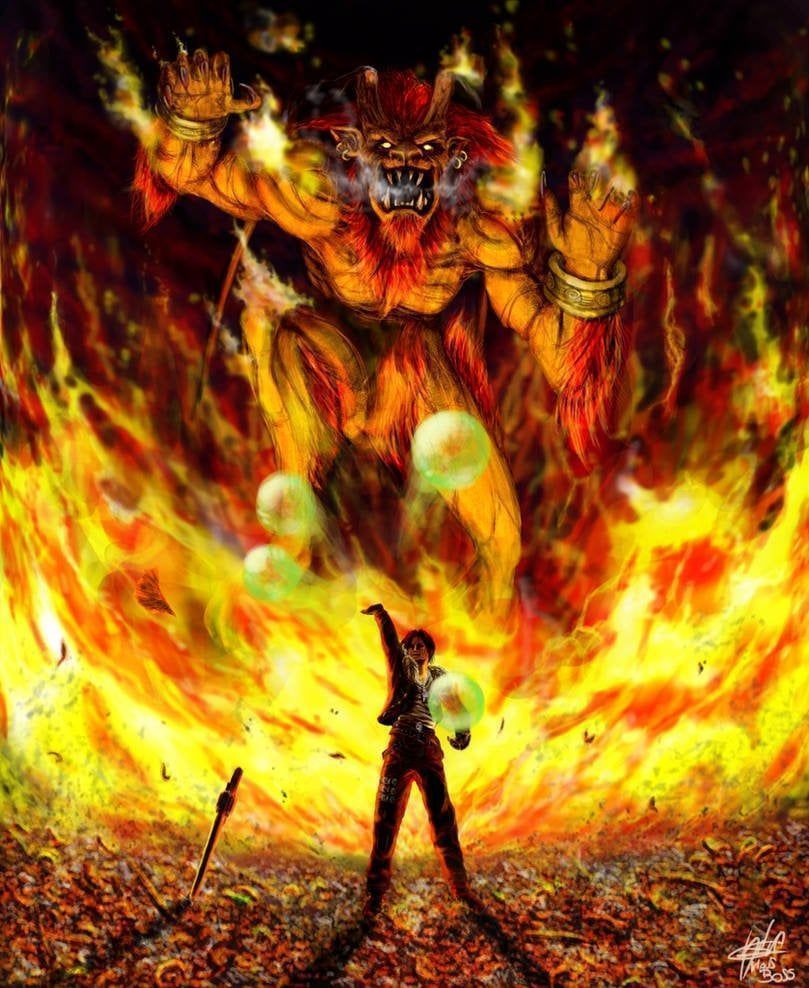 809x988 Ifrit fan art