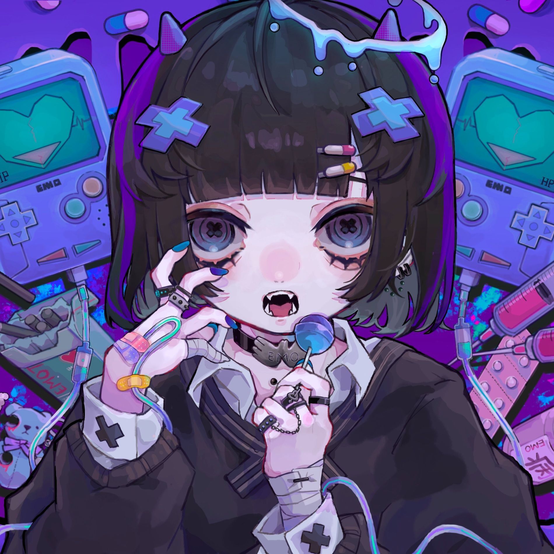 1900x1900 Emo Anime Girl Pfp Anime Girl Profile Picture, Pfp, Avatar, Dp, icon [ HQ ]
