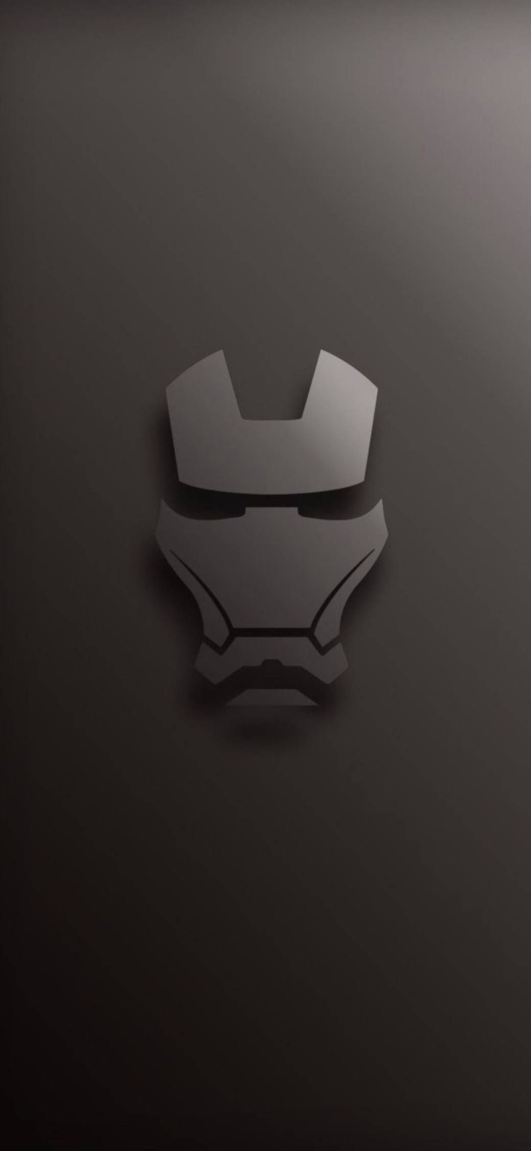 1039x2250 Download Iron Man 4K IPhone Grey Shell Head Wallpaper