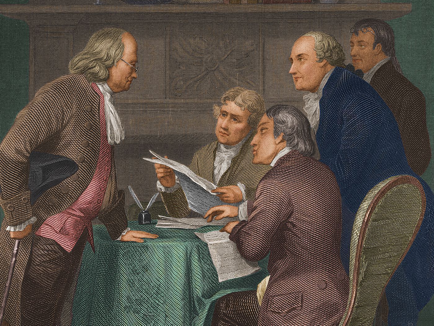 1400x1050 They had printing presses in 1776. So why was the Declaration of Independence handwritten?