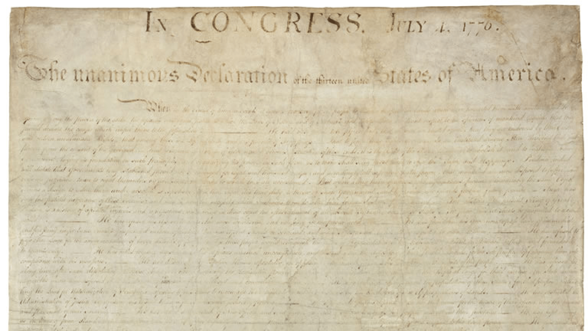 1920x1080 Declaration of Independence (1776) and Resource Materials