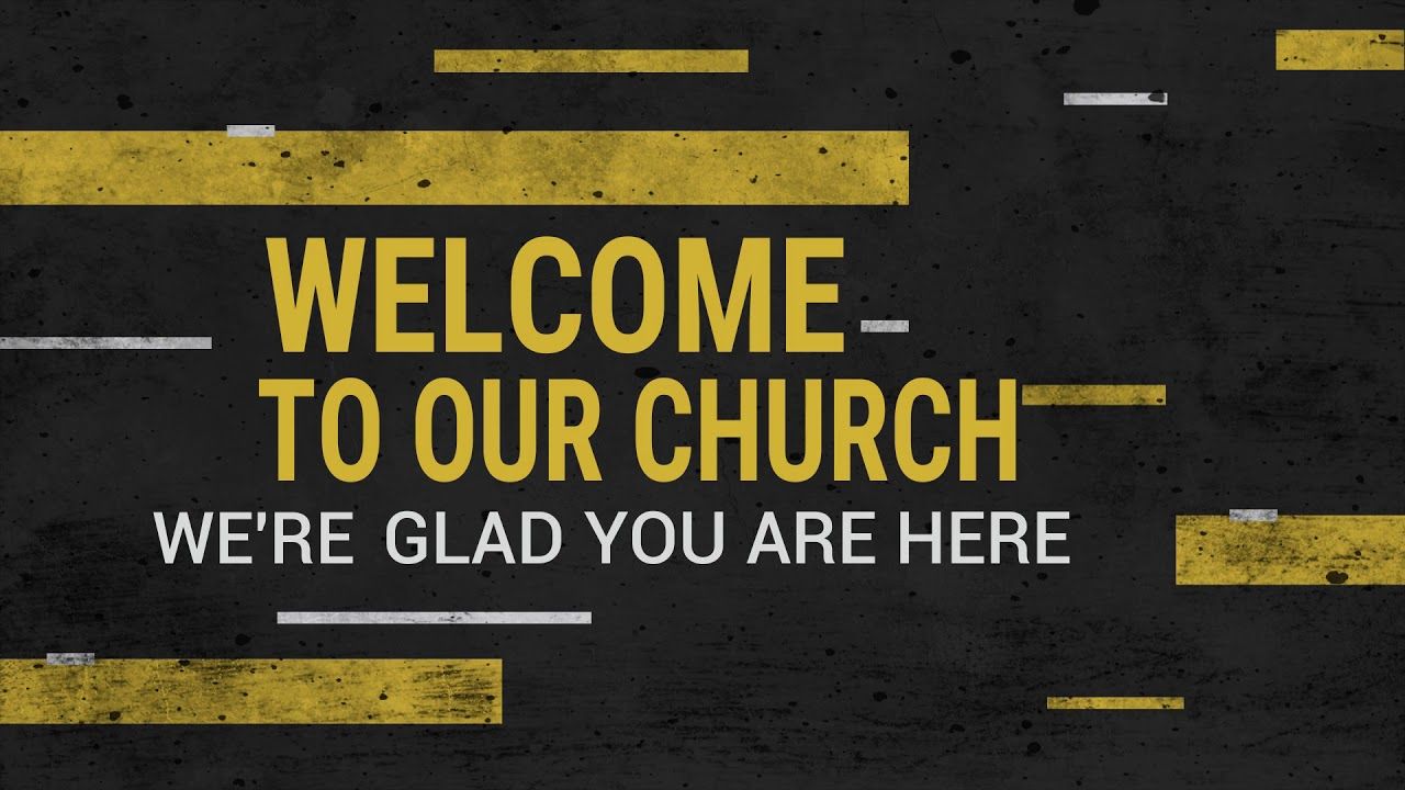 1280x720 Welcome to our Church 3. Christian Video background loops full HD