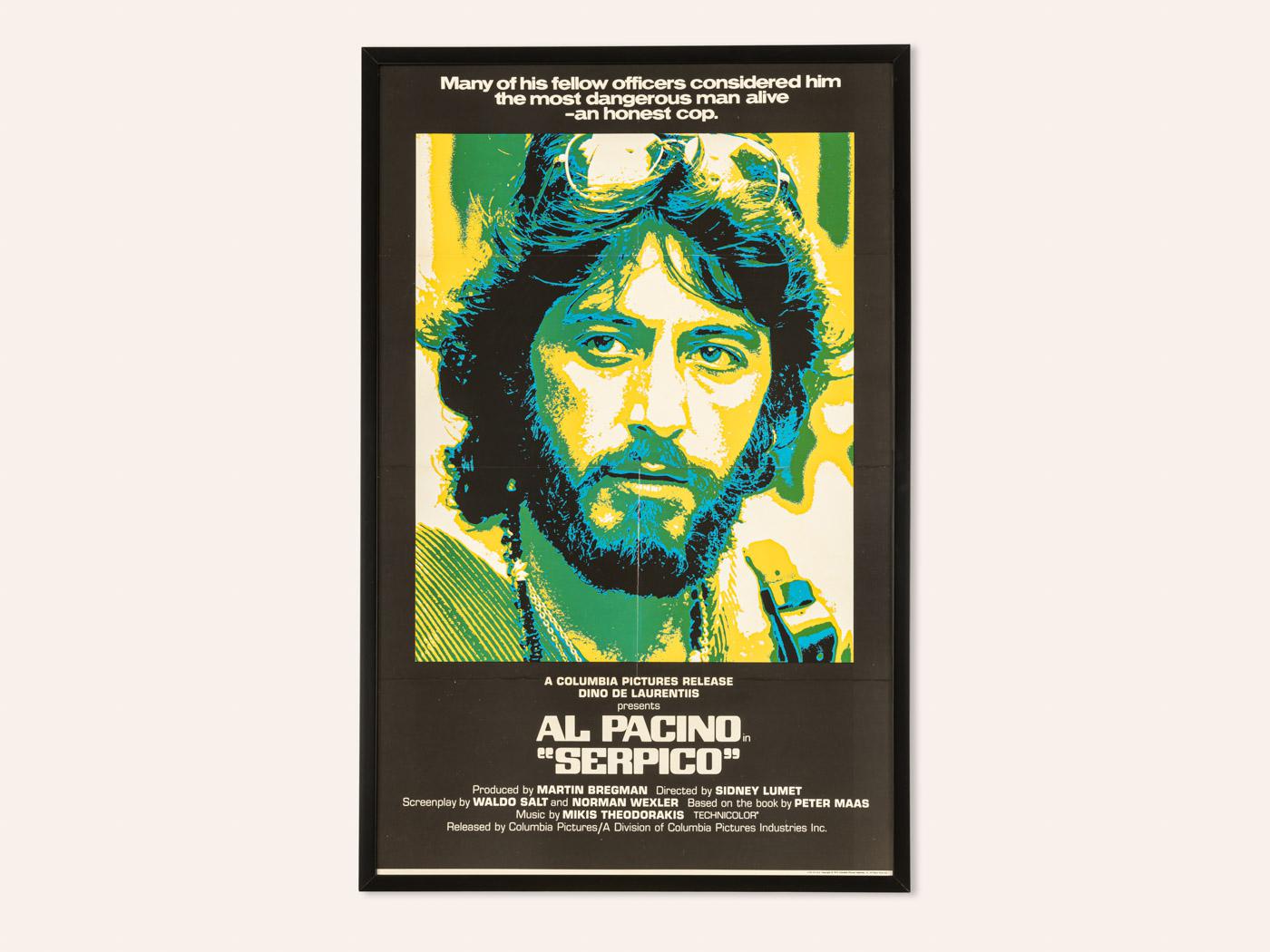 1400x1050 Serpico Al Pacino Poster, 1970s