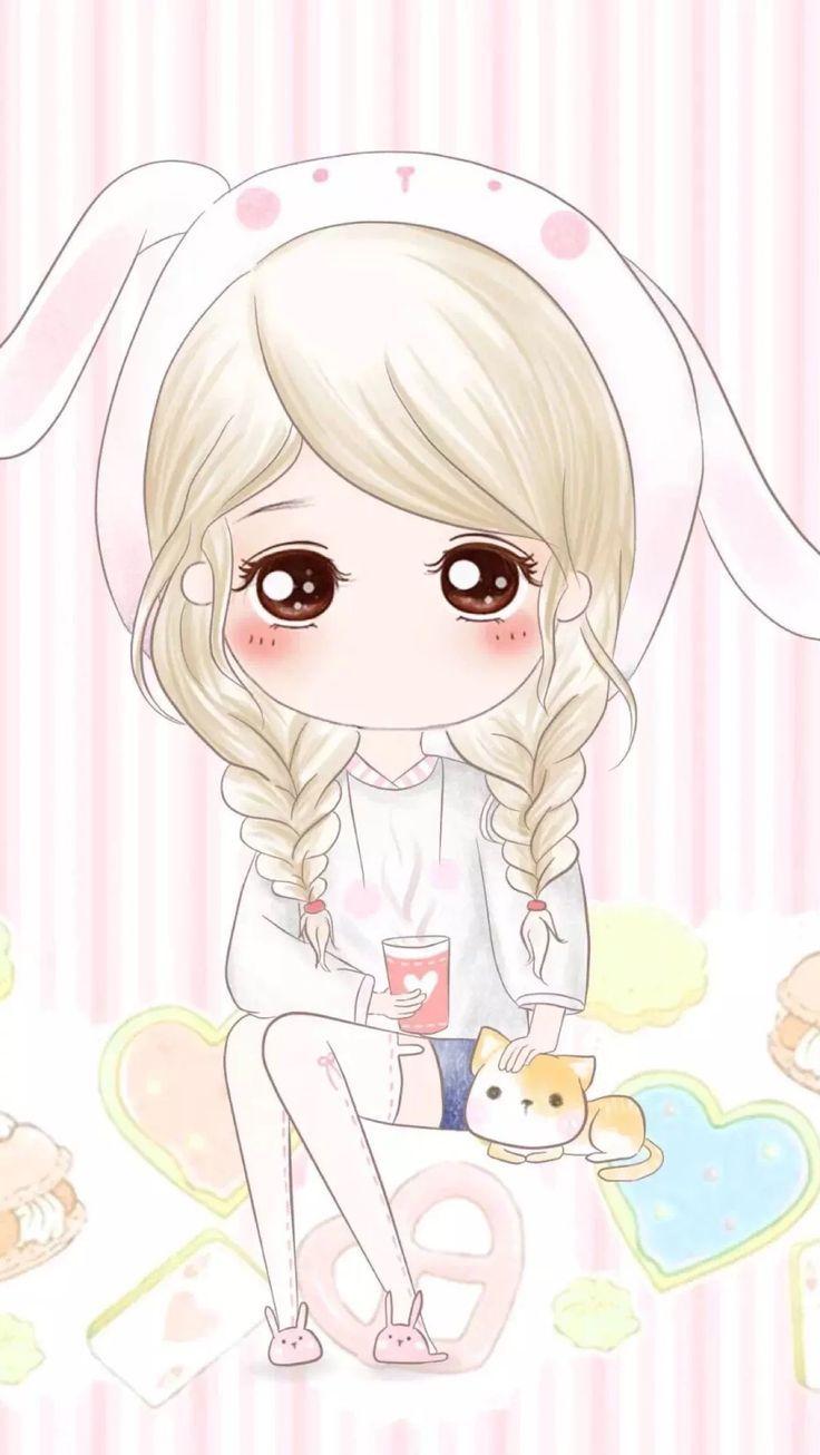 korean cartoon cute girl