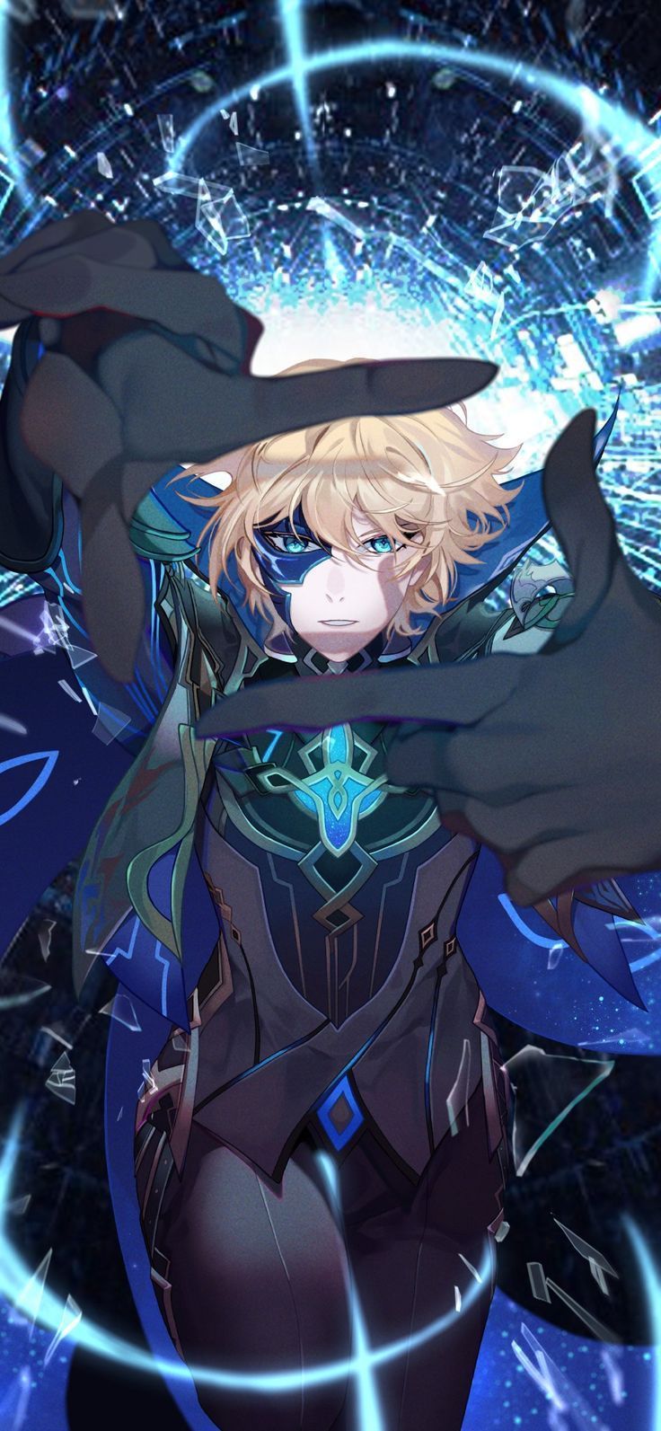 736x1593 GENSHIN IMPACT DAINSLEIF. Anime guys, Anime art, Impact