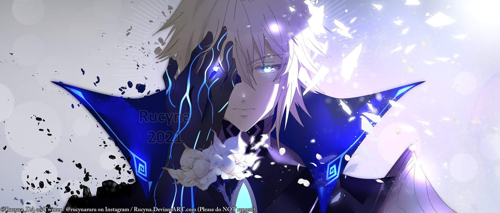 1633x698 Dainsleif (art by me). Genshin Impact Amino