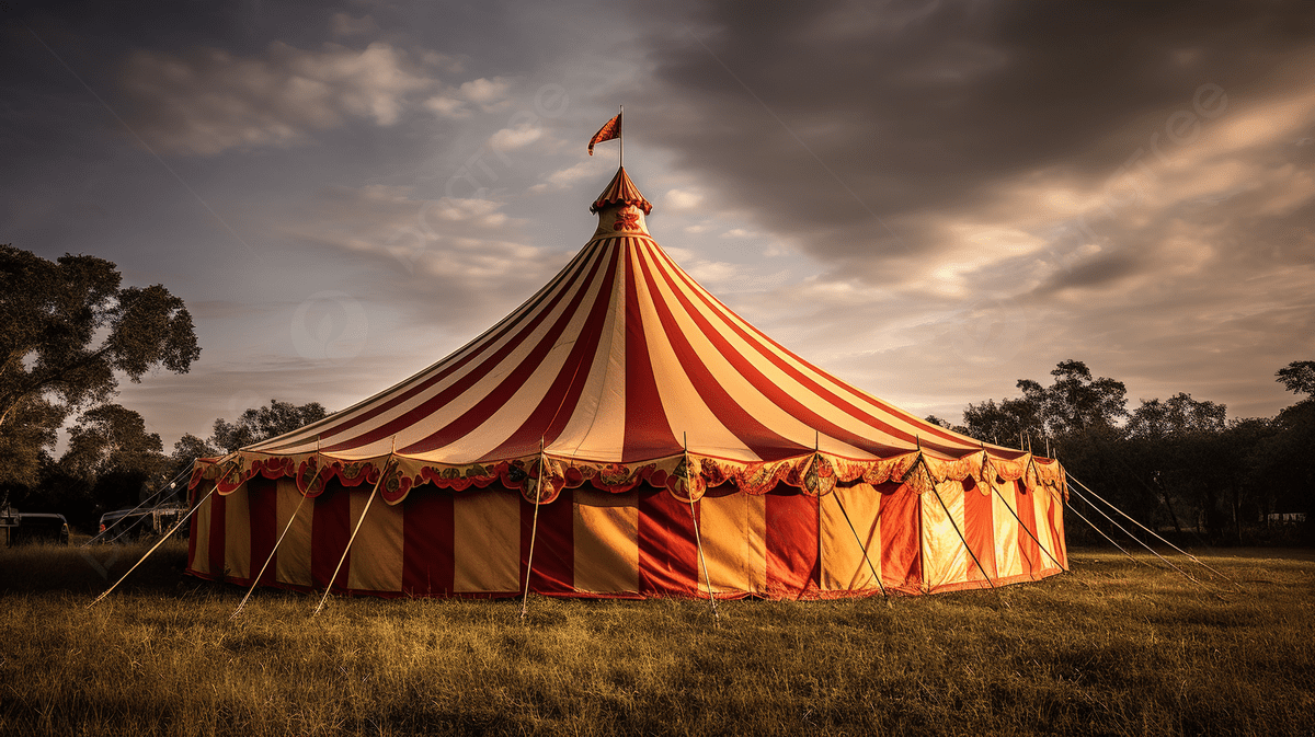 1200x673 Circus Tent In A Field Background, Circus Tent Picture Background Image And Wallpaper for Free Download