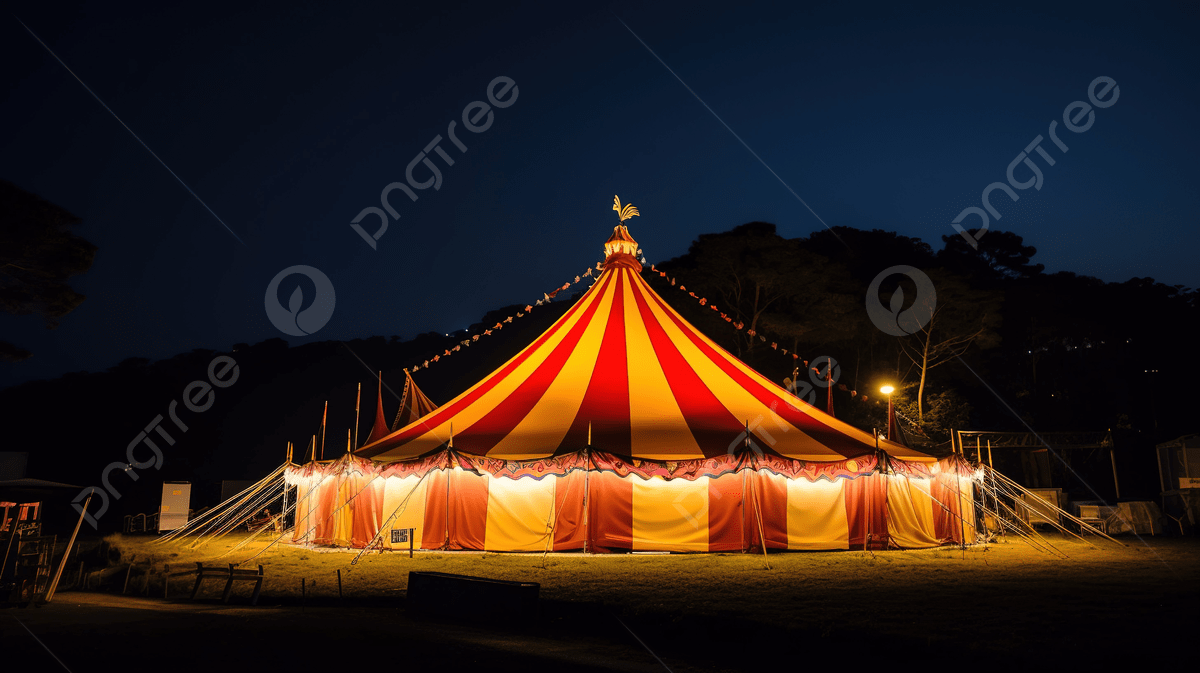 1200x673 Circus Tent Lit Up Outside Night Background, Circus Tent, HD Photography Photo, Sky Background Image And Wallpaper for Free Download