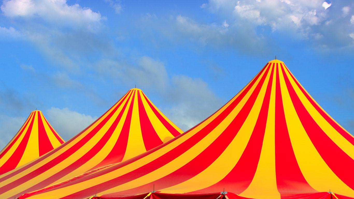 1366x768 Circus Tent Wallpaper
