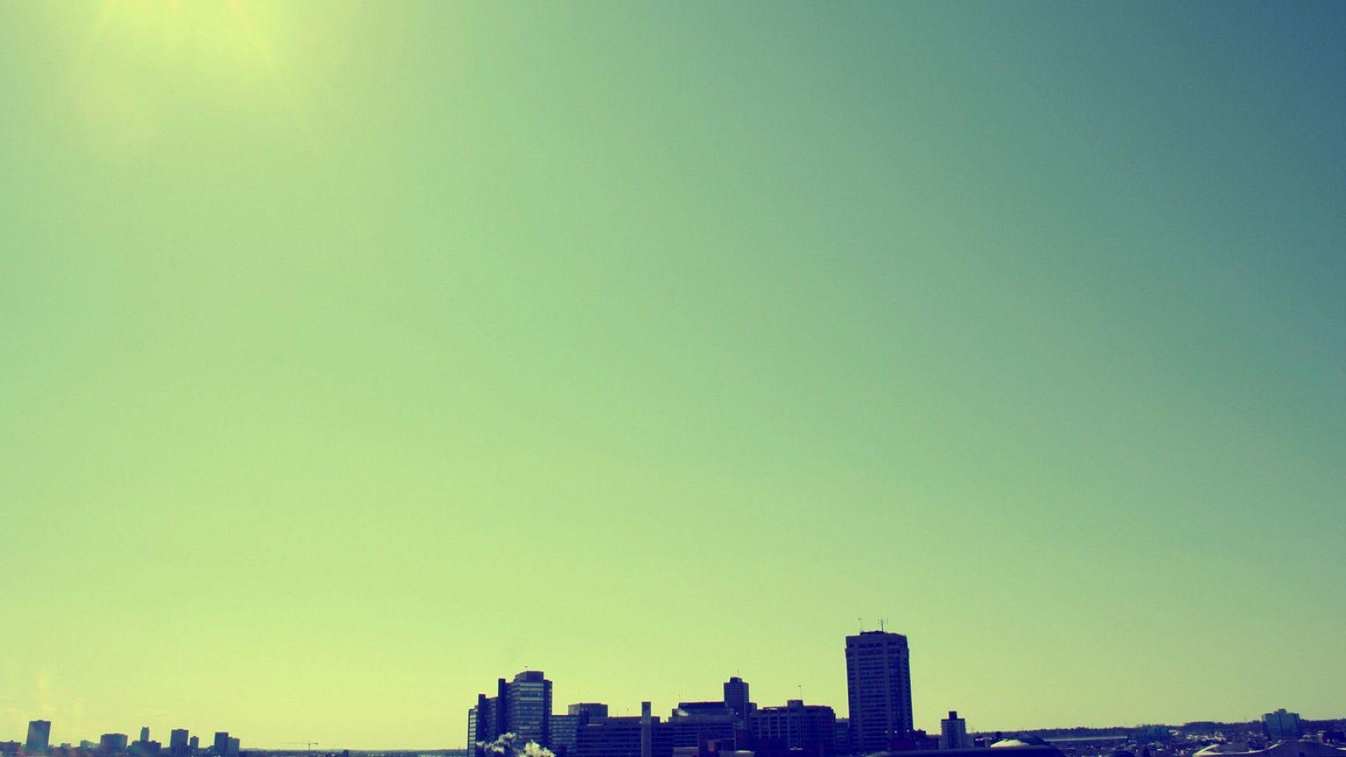 1920x1080 Vintage City Skyline For Computer Desktop Wallpaper: Desktop HD